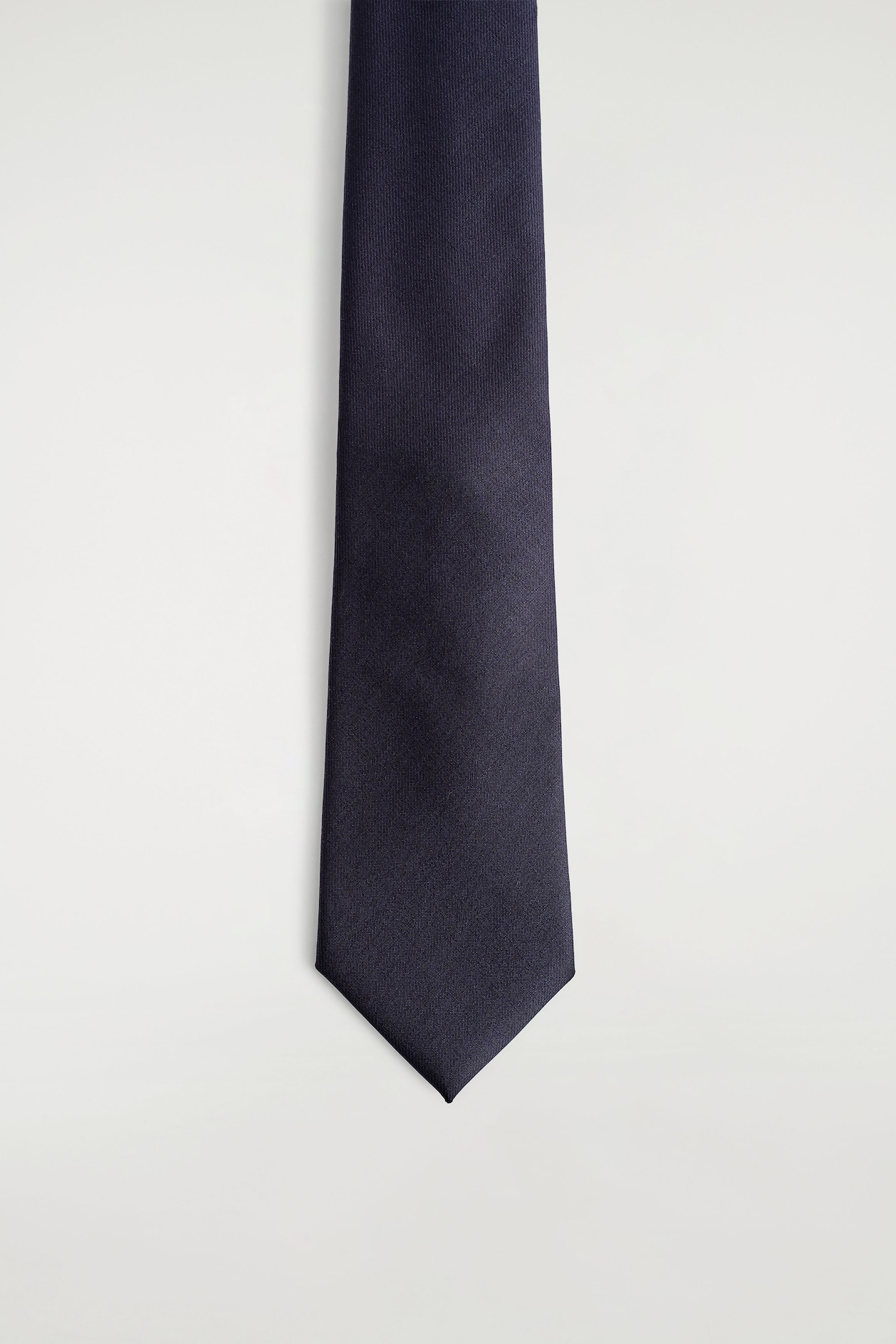 WOOL TIE — NAVY