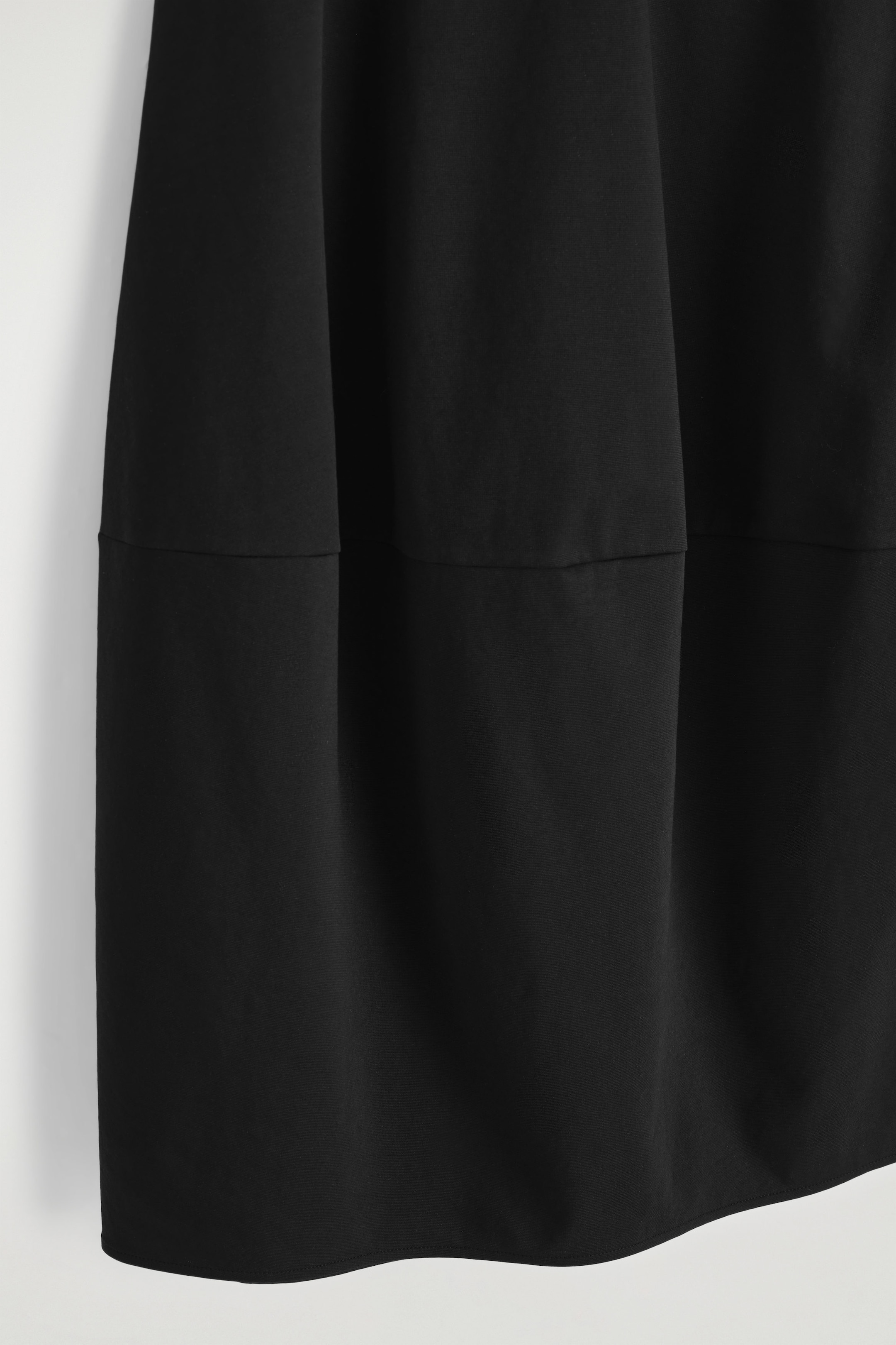 ROUNDED COTTON MIDI SKIRT
