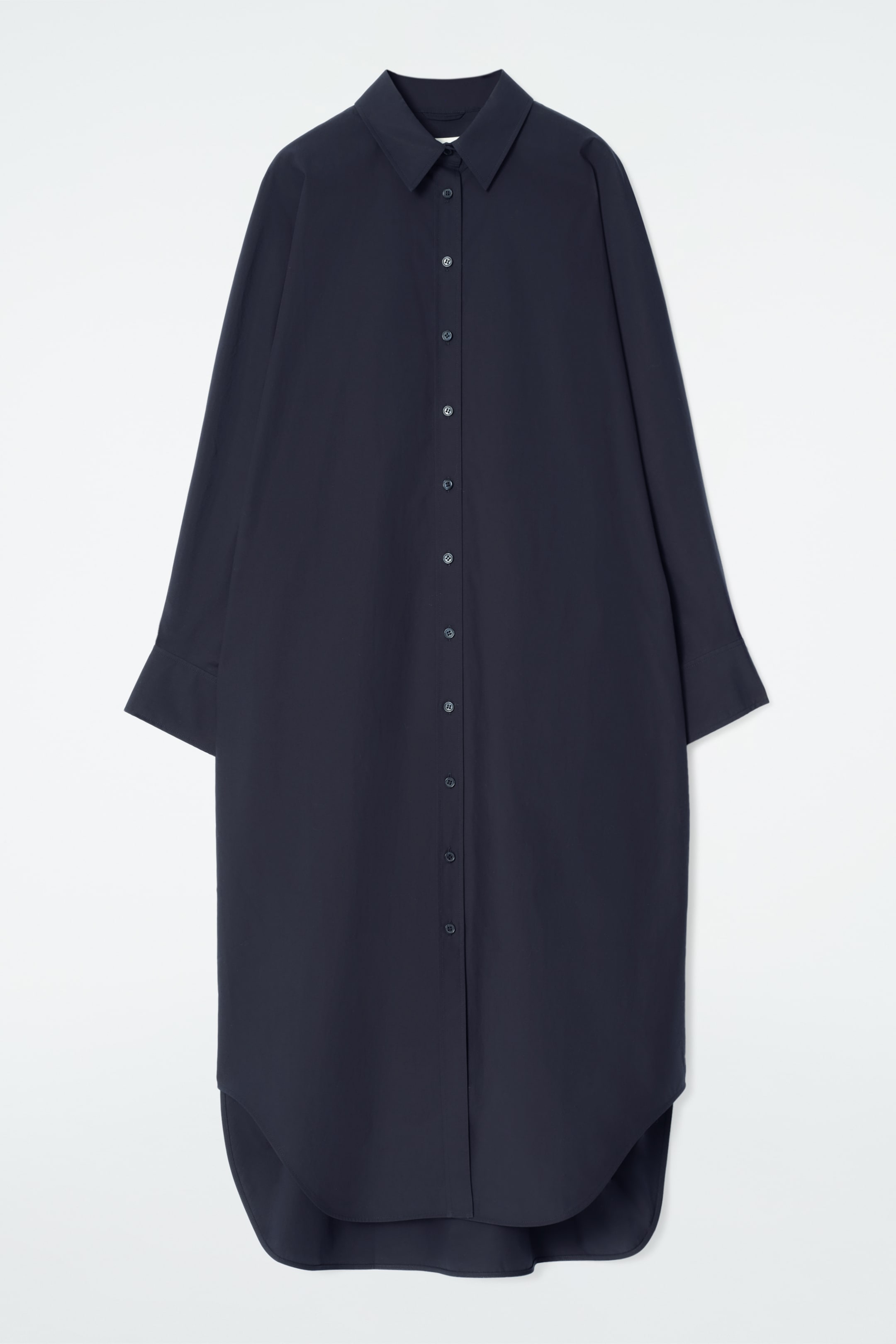 Zobacz większy obraz: BAWEŁNIANA SZMIZJERKA – RELAXED FIT - GRANATOWY - ONA | H&M PL 6