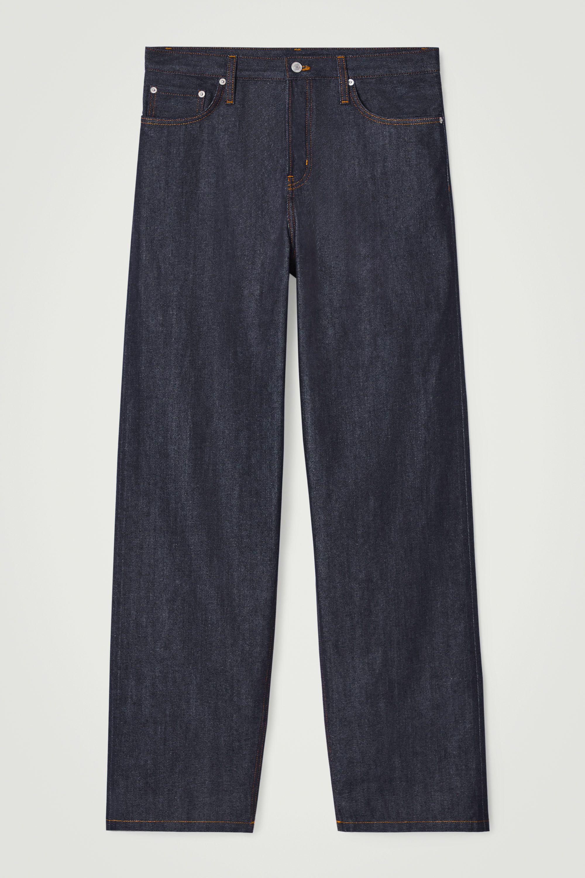 RIDER SELVEDGE STRAIGHT-LEG JEANS - RAW INDIGO | COS