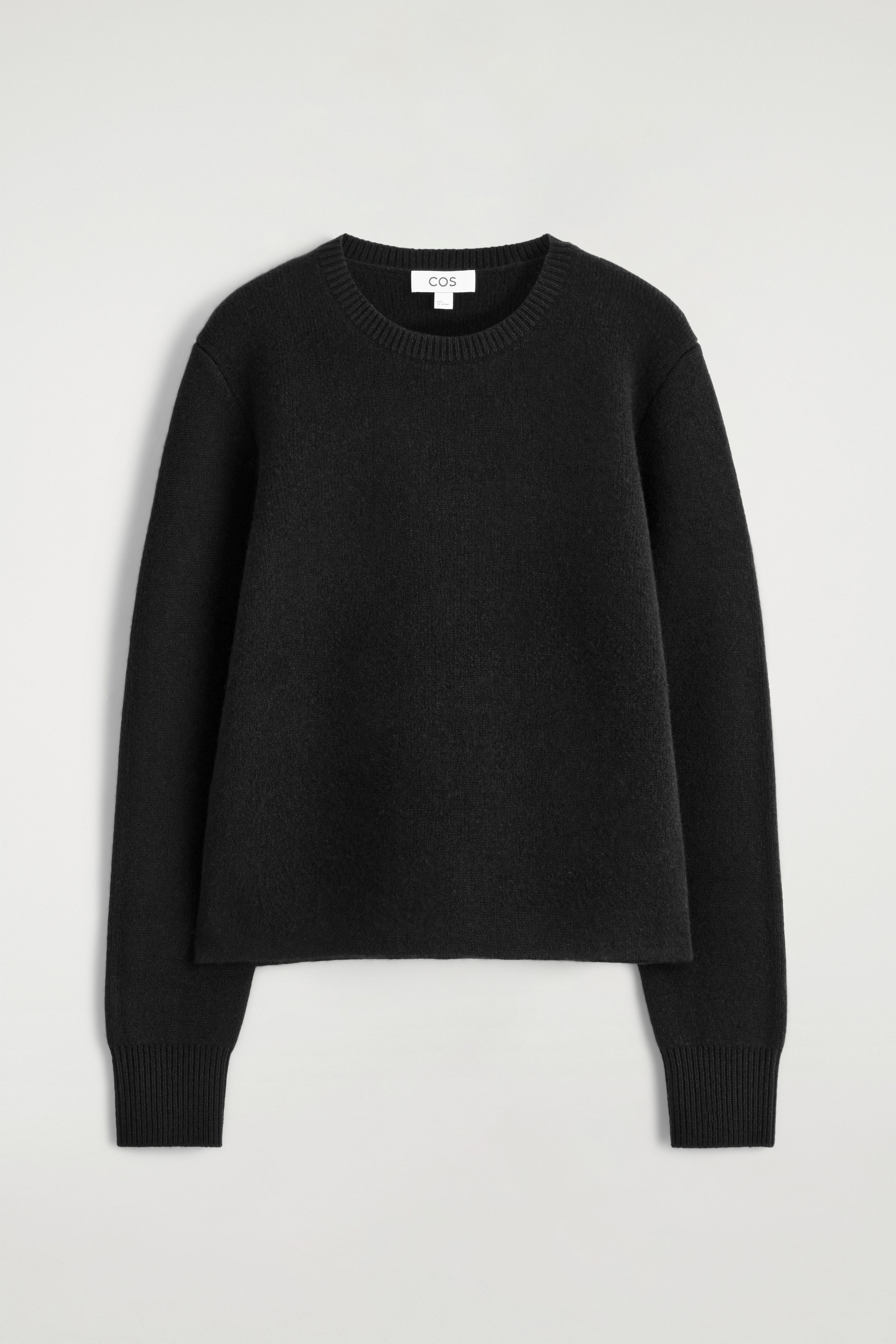 新品　BRIEFING MERINO WOOL CREW NECK KNIT MERINO WOOL CREW-NECK SWEATER - BROWN MÉLANGE | COS