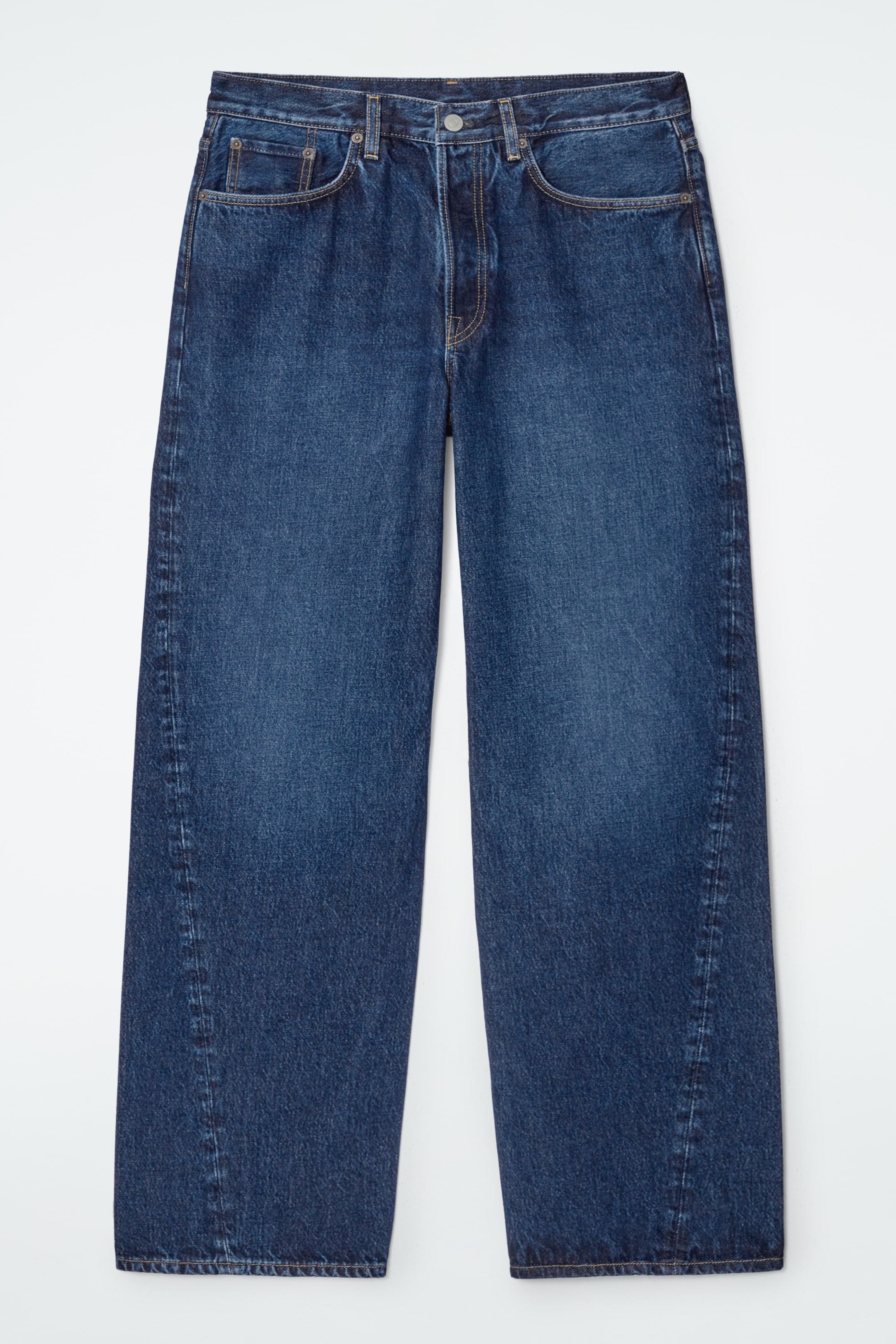 Visa större bild: FACADE JEANS MED RAKA BEN - MÖRKBLÅ - DAM | H&M SE 7