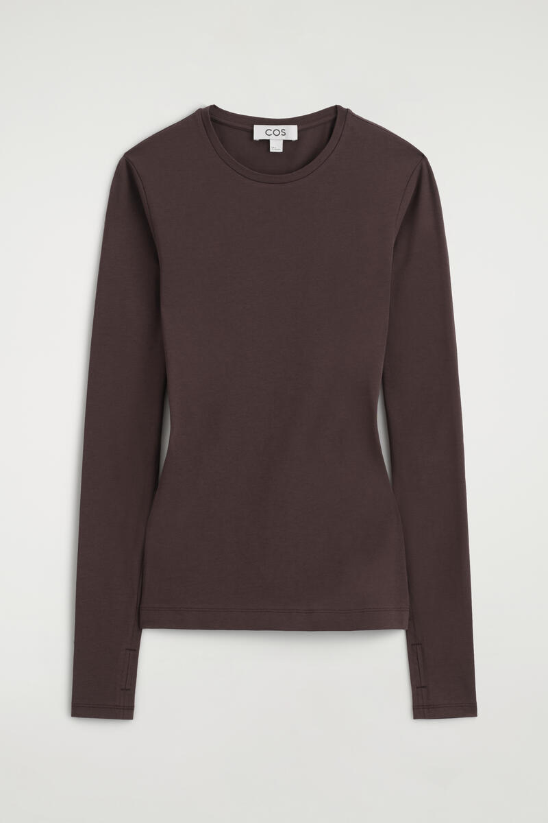 Cotton Long-Sleeved Top