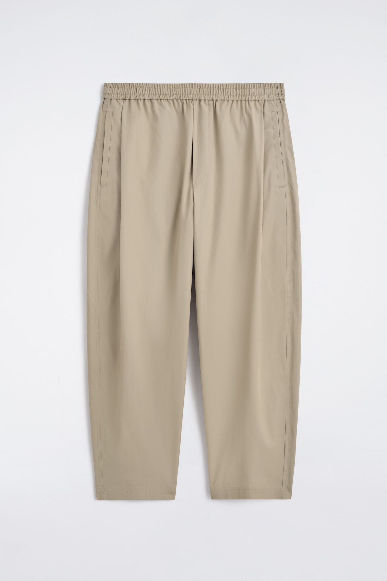 VERKÜRZTE HOSE MIT WEITEM BEIN