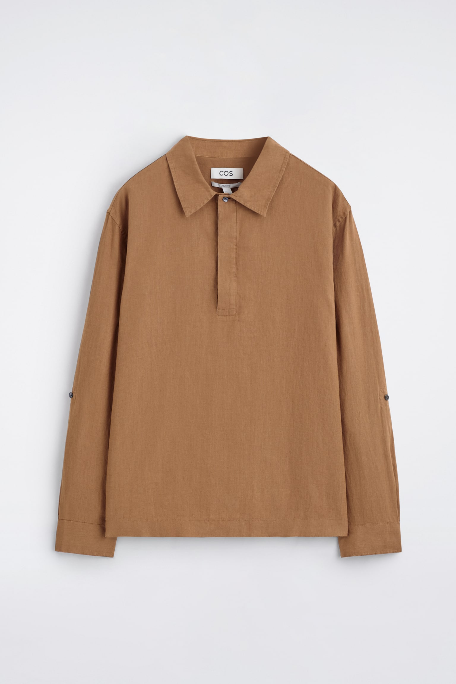 ЛЕНЕНА ПОПОВЪР РИЗА - КАФЯВО/ЧЕРНО - 2