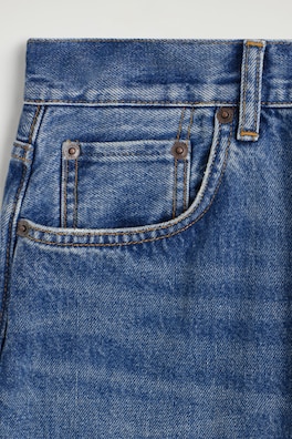 BAY BARREL-LEG JEANS — BLUE 6