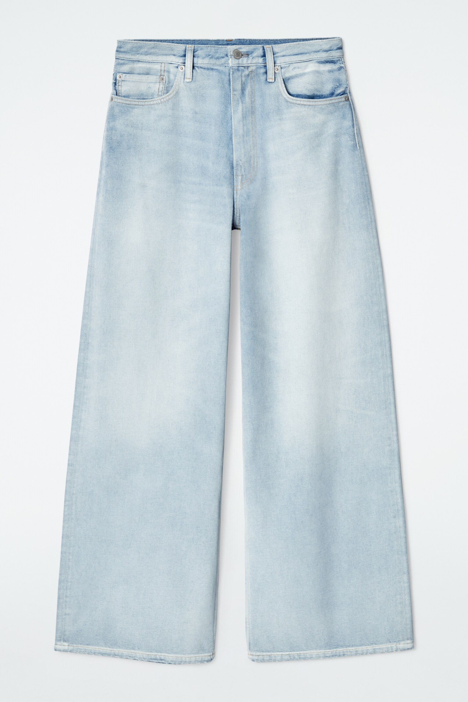 JEAN LARGE POOL - BLEU ENDUIT/BLEU FONCÉ