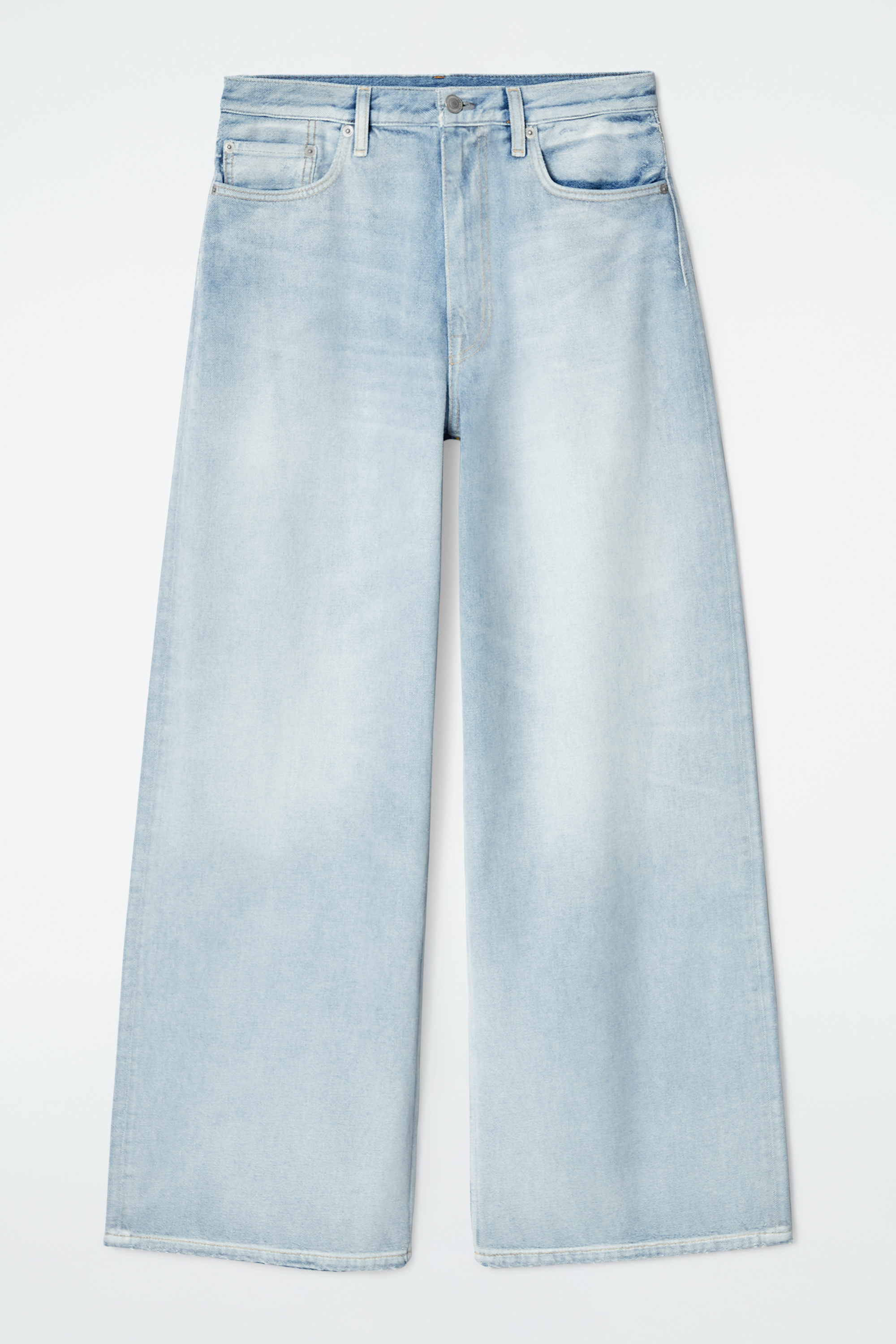 POOL WIDE-LEG JEANS - COATED BLUE | COS US