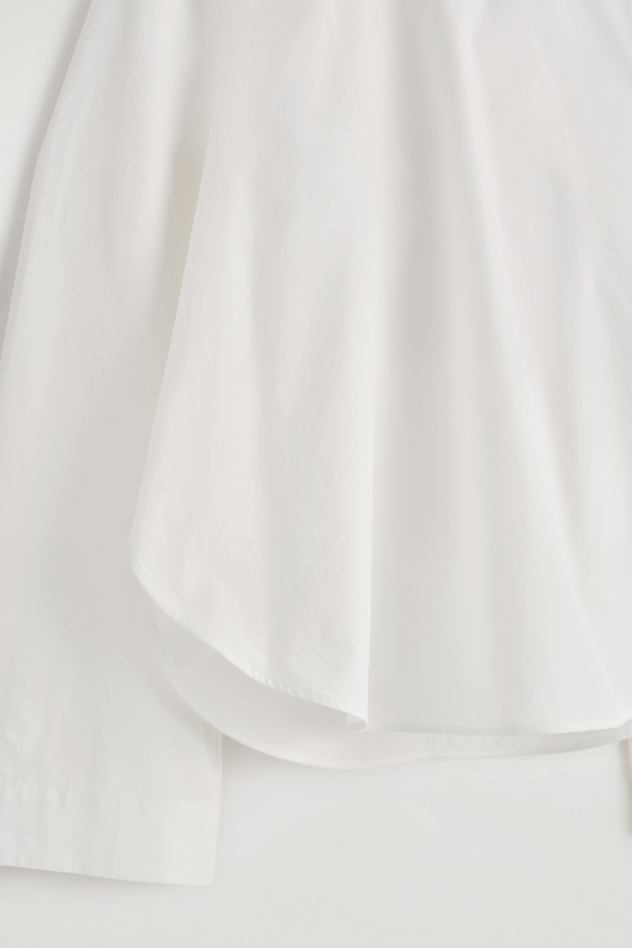 Grotere afbeelding bekijken: Blouse met afgeronde zoom van katoen - WIT - DAMES | H&M BE 7