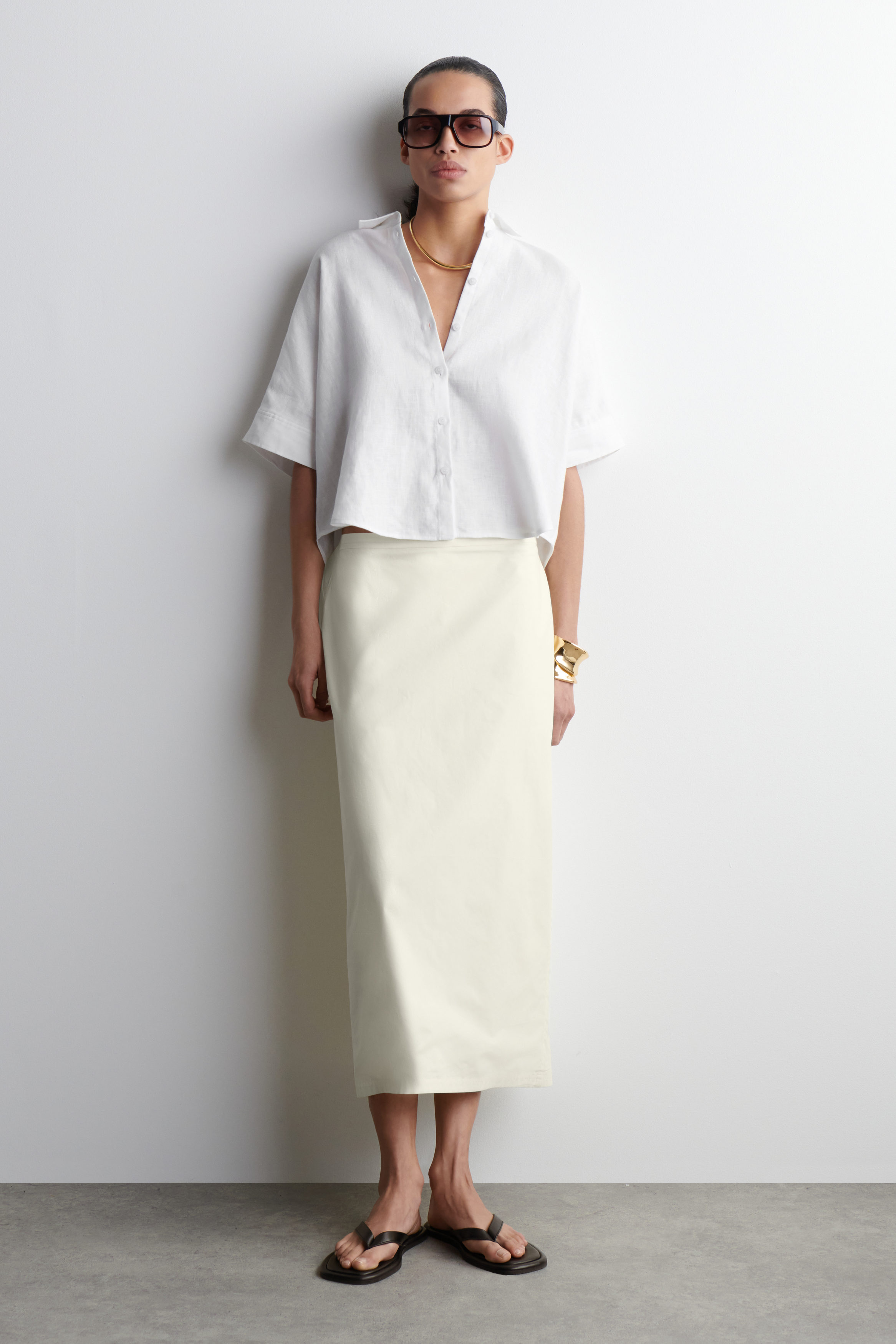 Fendart アイボリー draw code linen