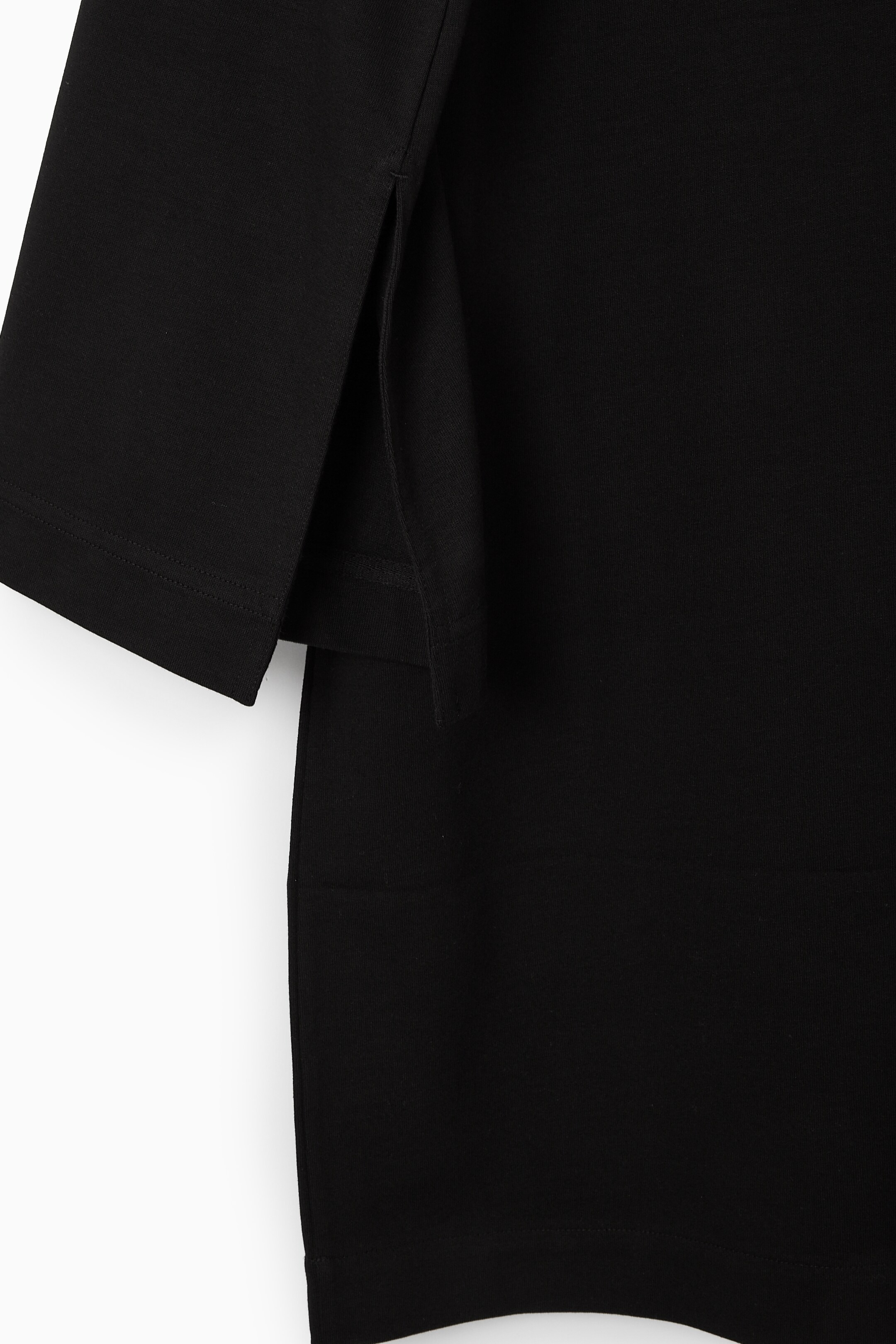 Agrandir l'image: ROBE T-SHIRT COURTE ENCOLURE BATEAU - NOIR - FEMME | H&M CH 3