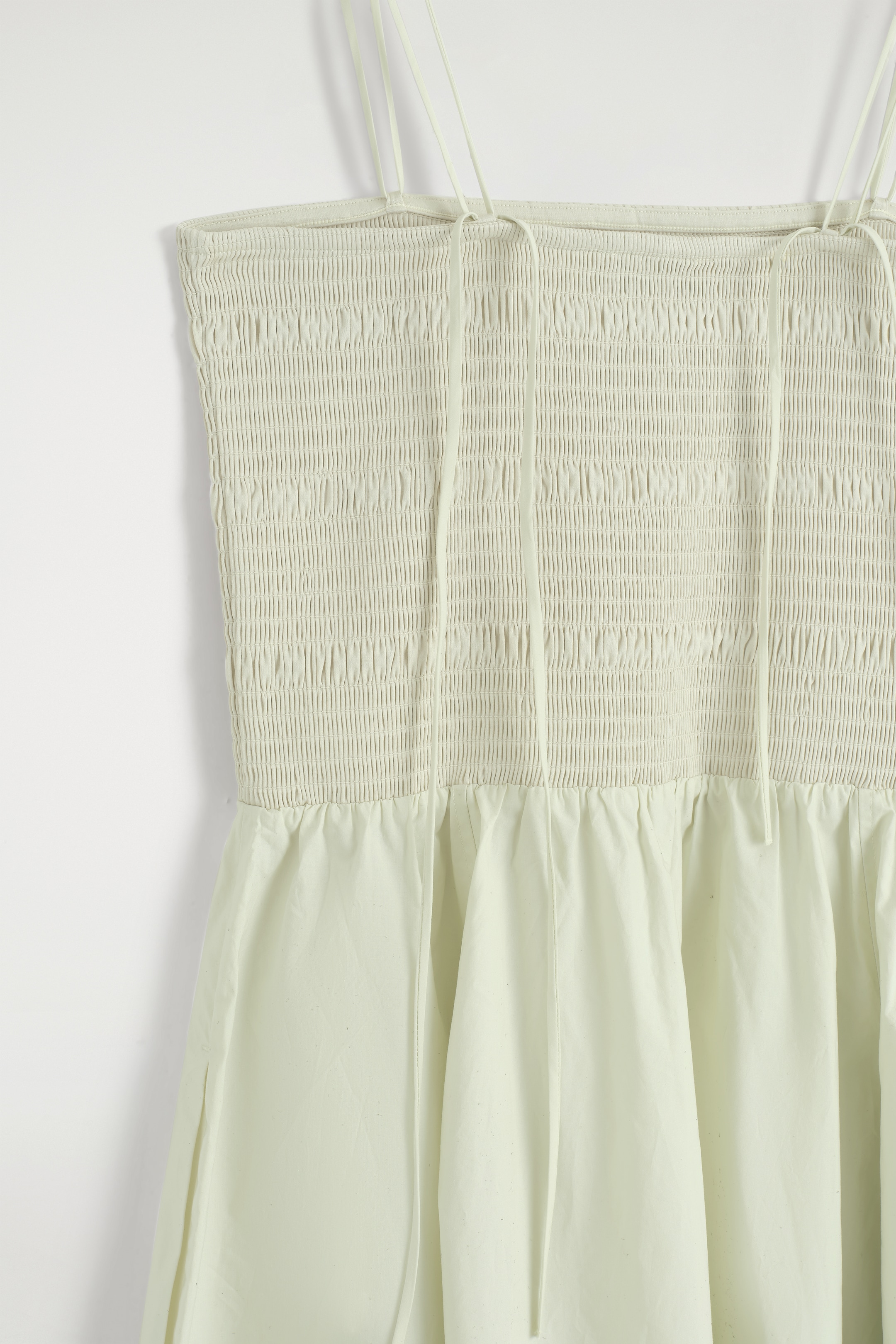 Grotere afbeelding bekijken: SMOCKED MIDI DRESS - LICHTGROEN - DAMES | H&M NL 6
