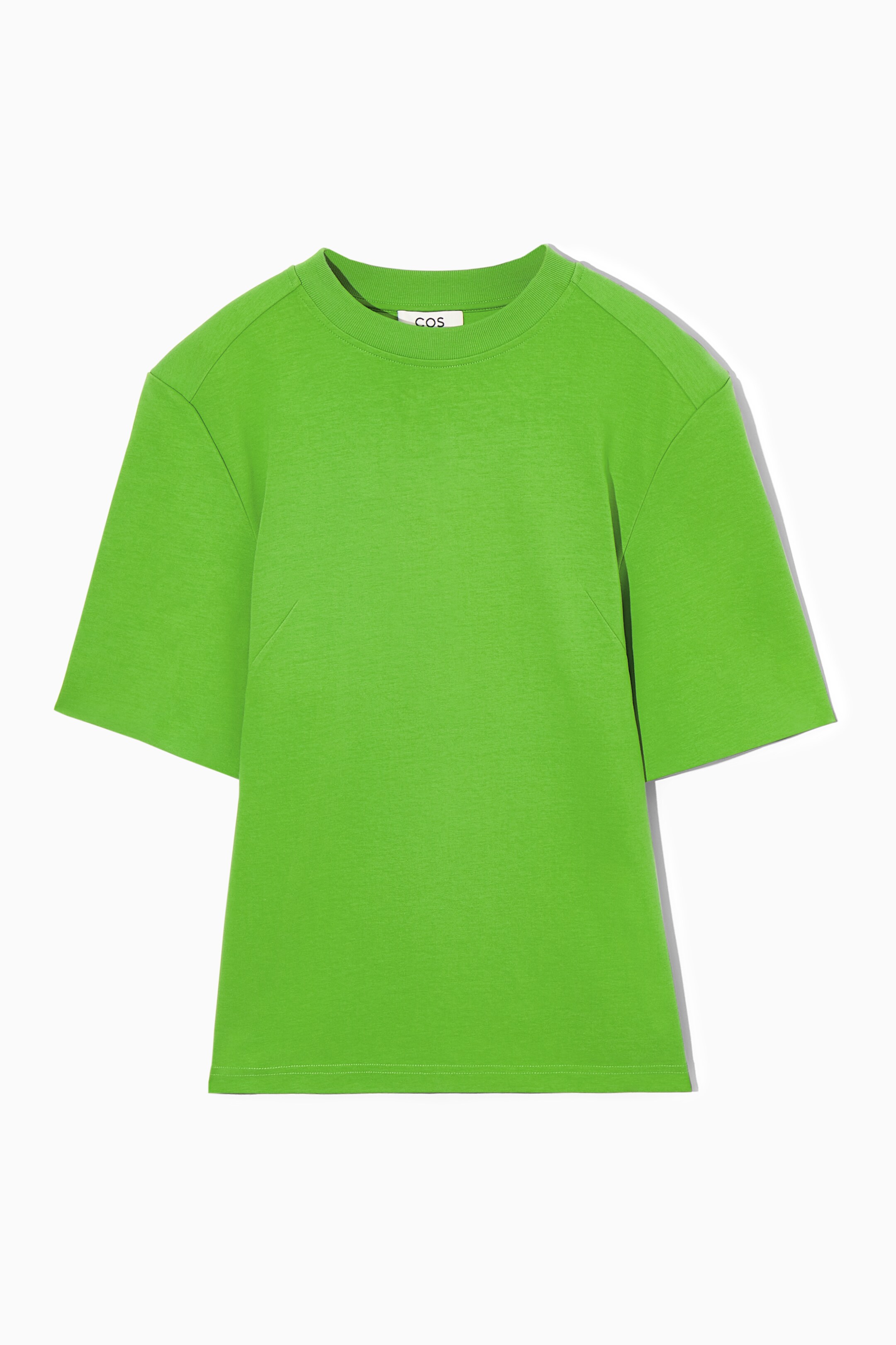 View larger image: SLIM WAISTED T-SHIRT - GREEN - Ladies | H&M GB 1