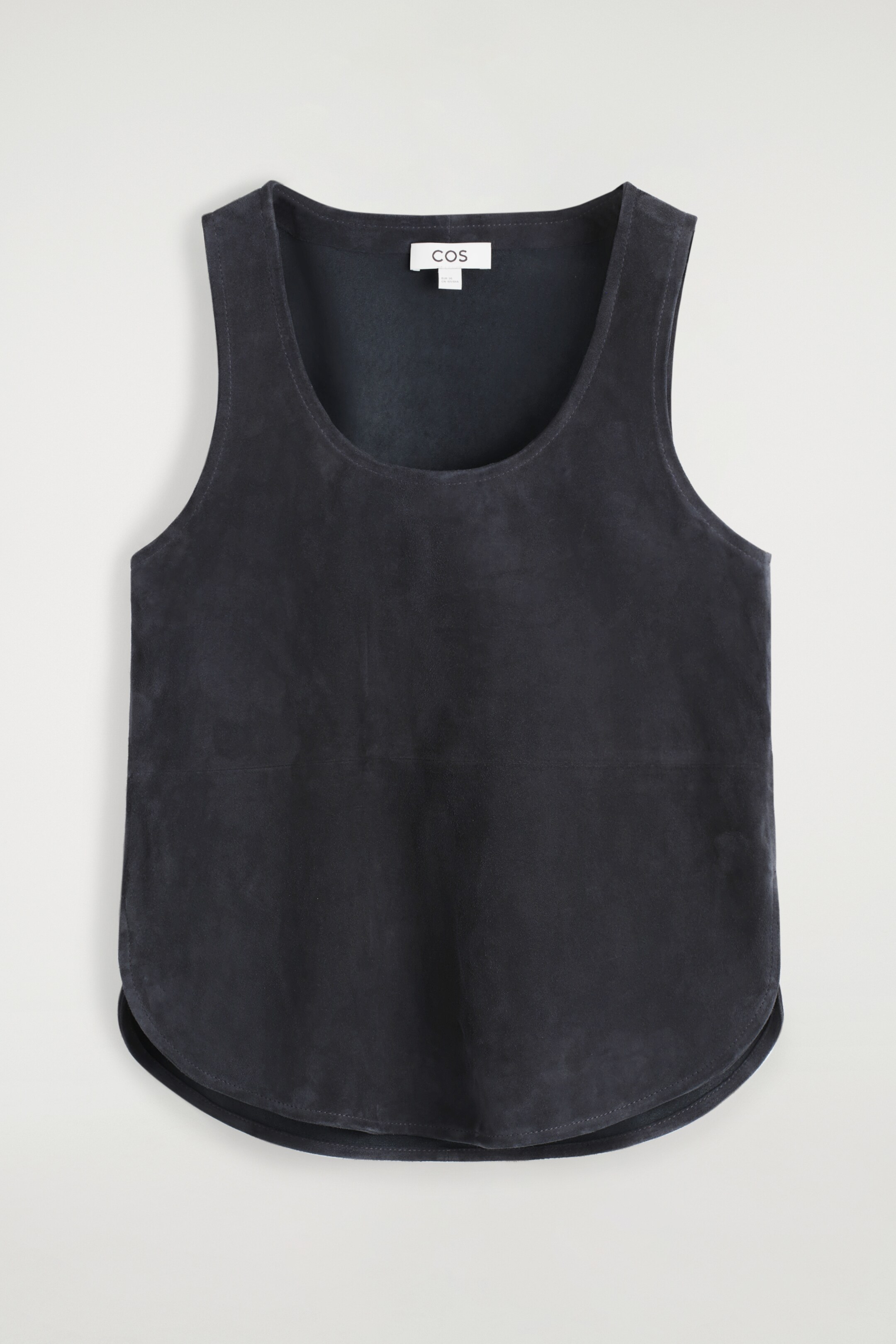 View larger image: SCOOP-NECK SUEDE TANK TOP - ANTHRACITE - Ladies | H&M GB 6