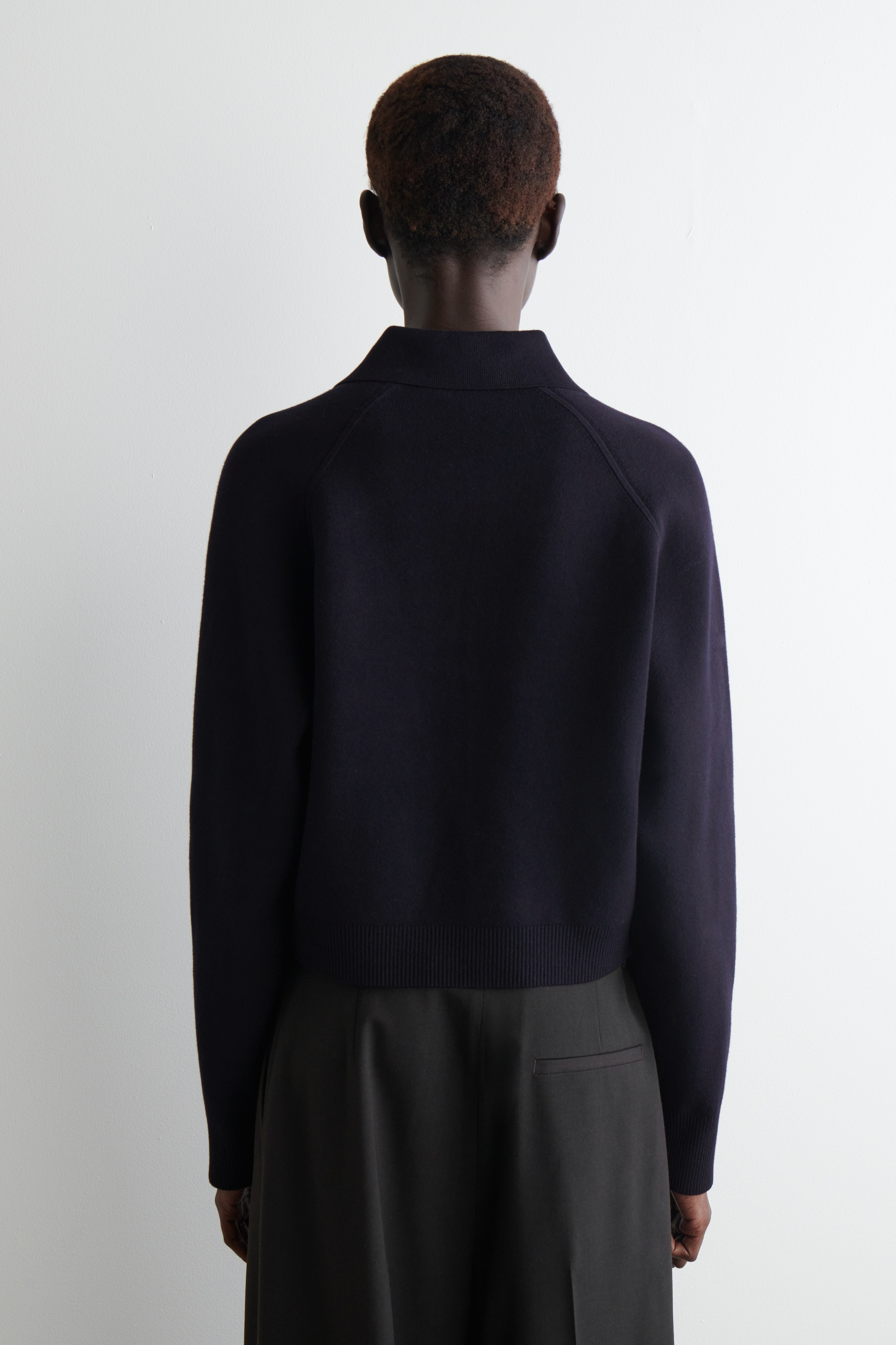 Zobraziť väčší obrázok: DOUBLE-FACED KNITTED JACKET - NÁMORNÍCKA - ŽENY | H&M SK 5