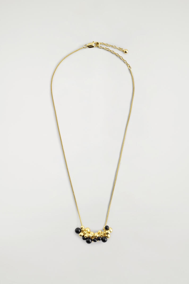Clustered Beaded Necklace