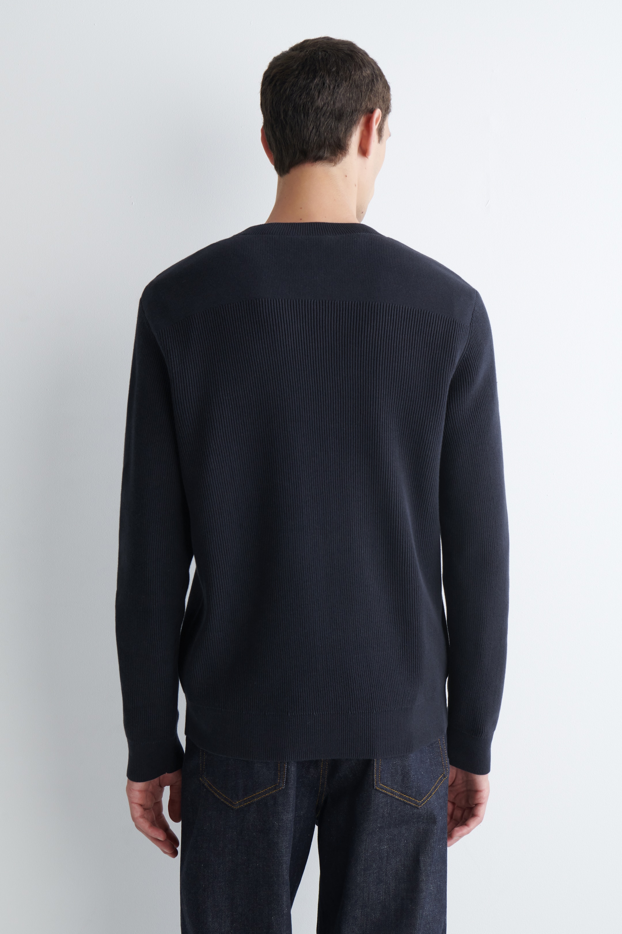 Ingrandisci l'immagine: COTTON CREW-NECK JUMPER - NAVY - UOMO | H&M CH 3