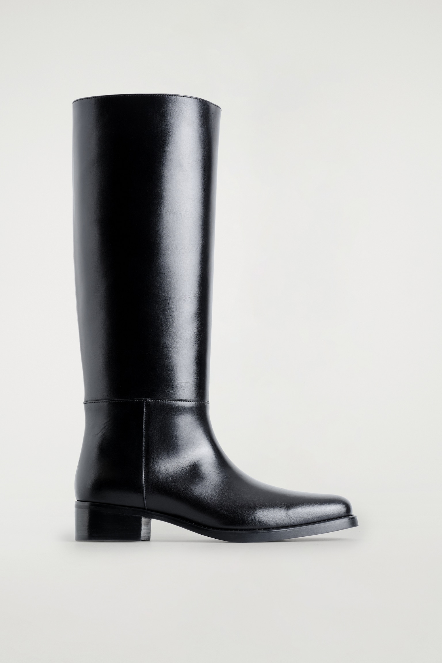 BOTTES HAUTES EN CUIR - NOIR - 2