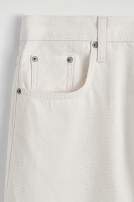 BAY BARREL-LEG JEANS — WHITE 5