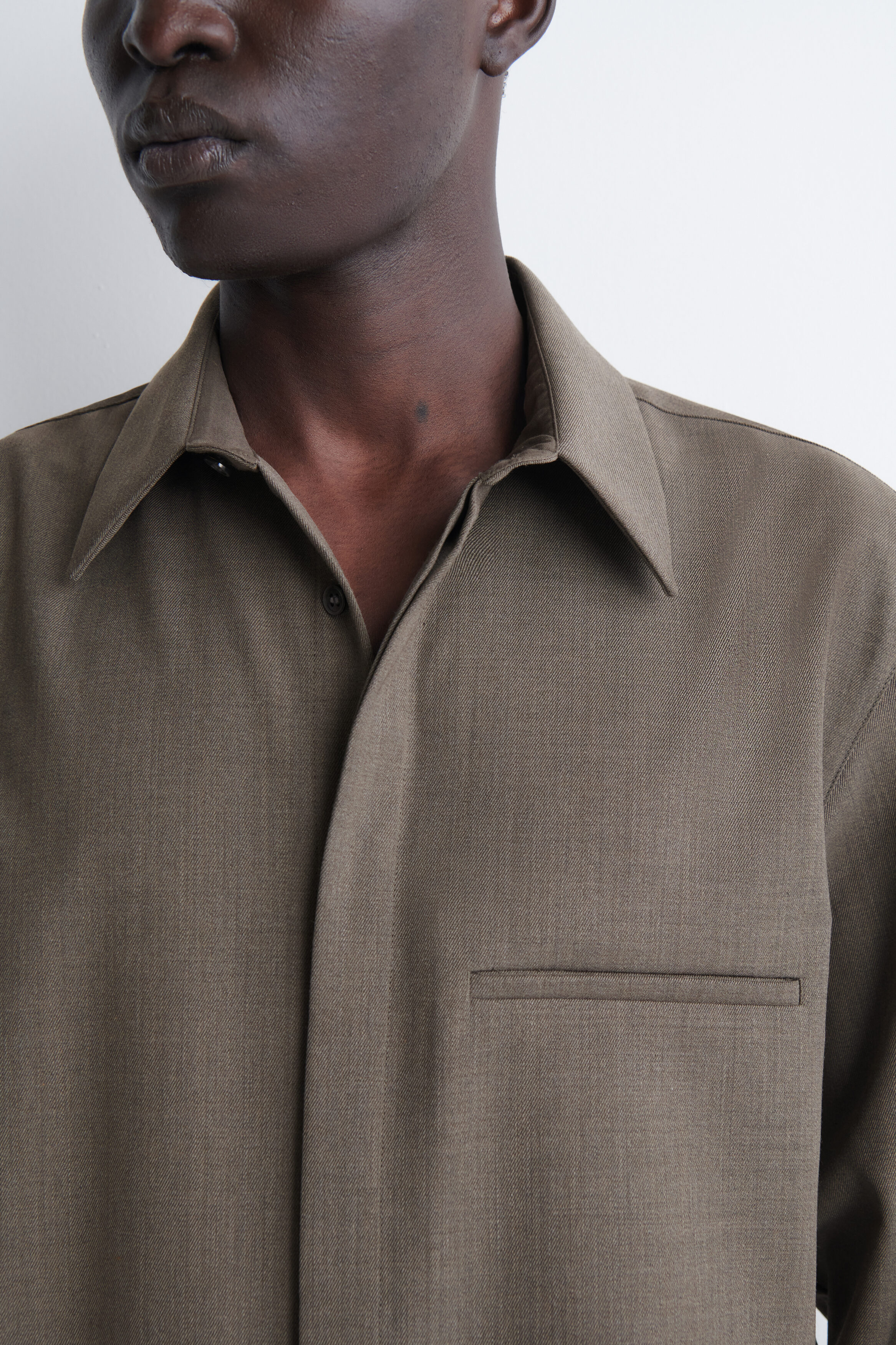 RELAXED WOOL-BLEND SHIRT - thumbnail 5