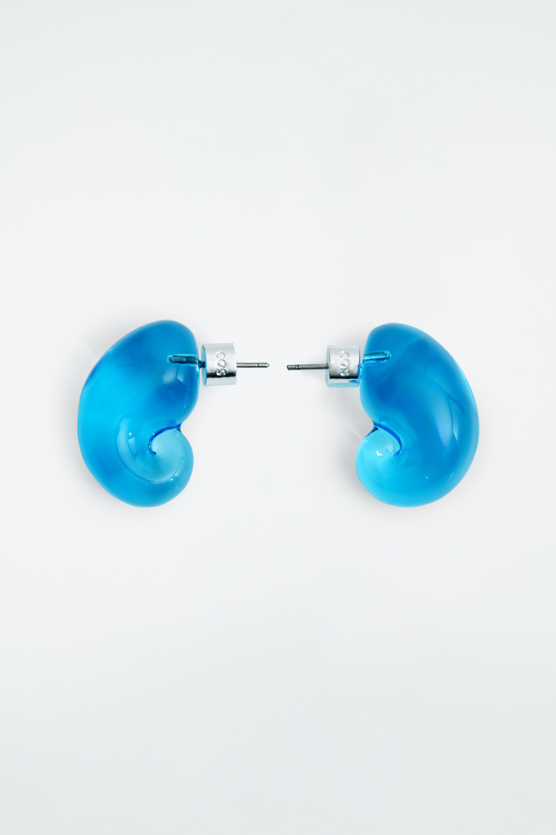 View larger image: GLASS SHELL EARRINGS - BLUE - Ladies | H&M GB 1