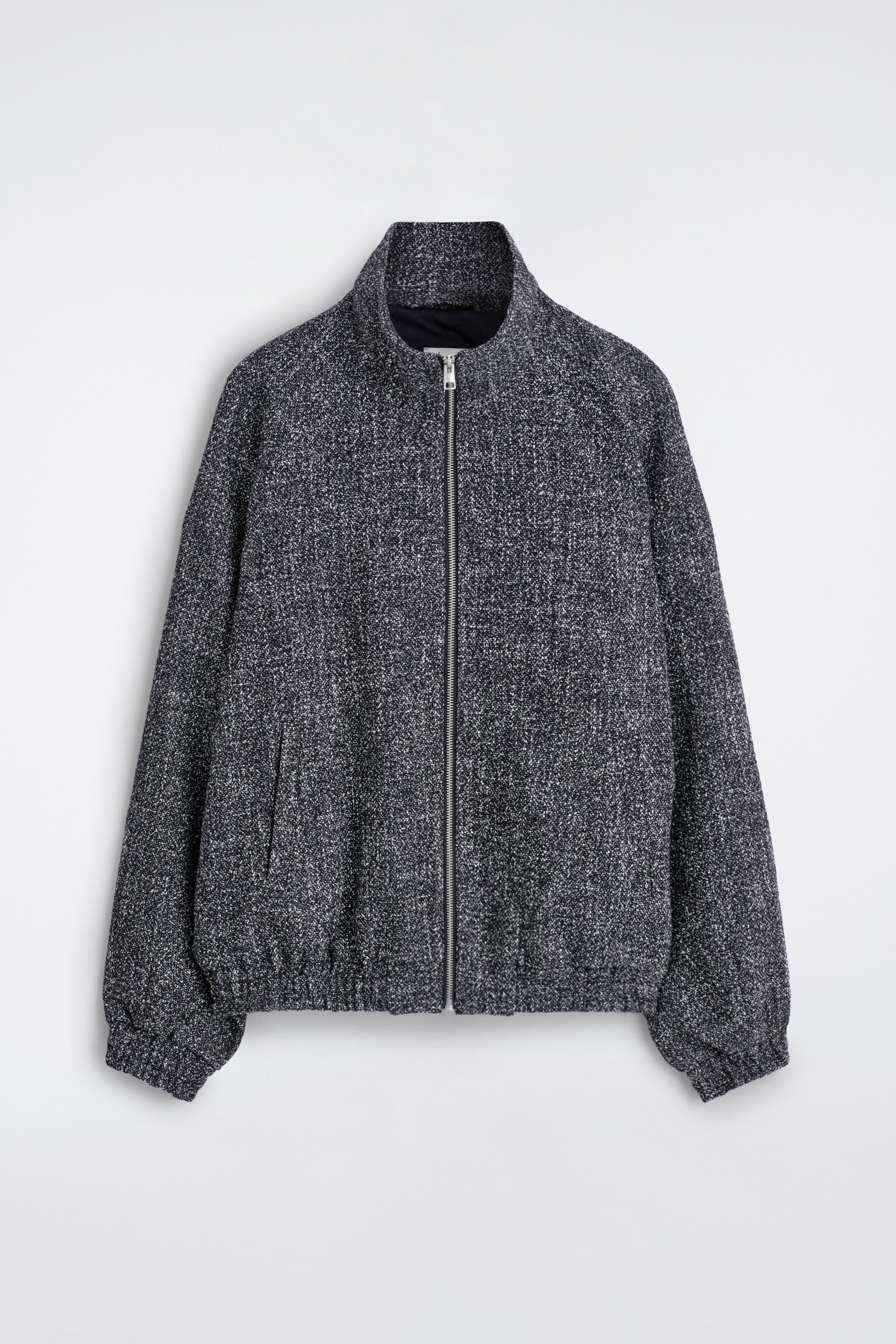 CHAQUETA DEPORTIVA DE TWEED - NEGRO - 2