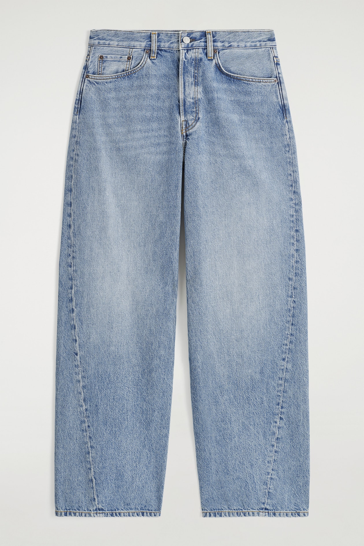 FACADE STRAIGHT-LEG JEANS — BLUE