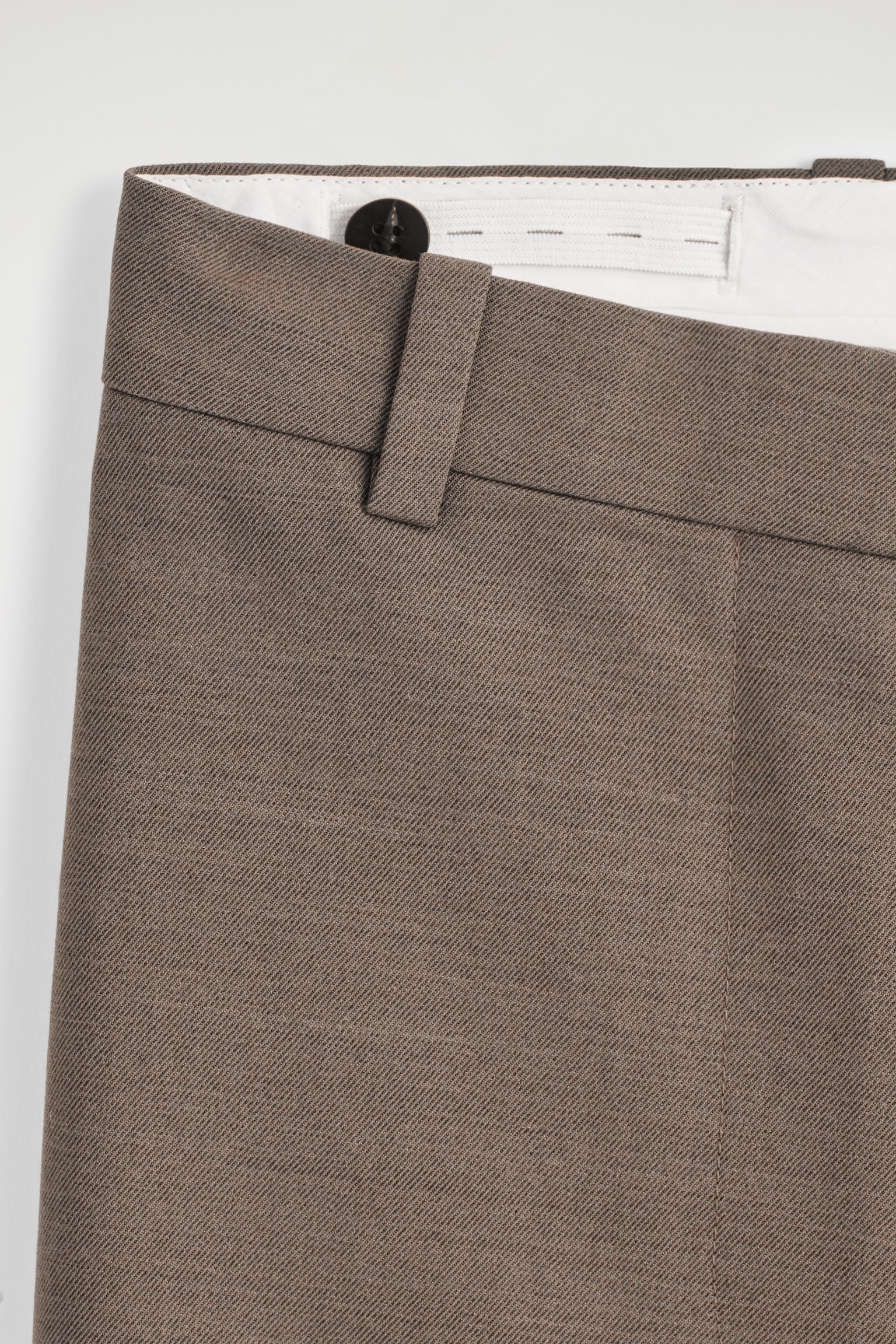 PANTALONI CROPPED CON TAGLIO BARREL IN LANA - TALPA/NERO - 4