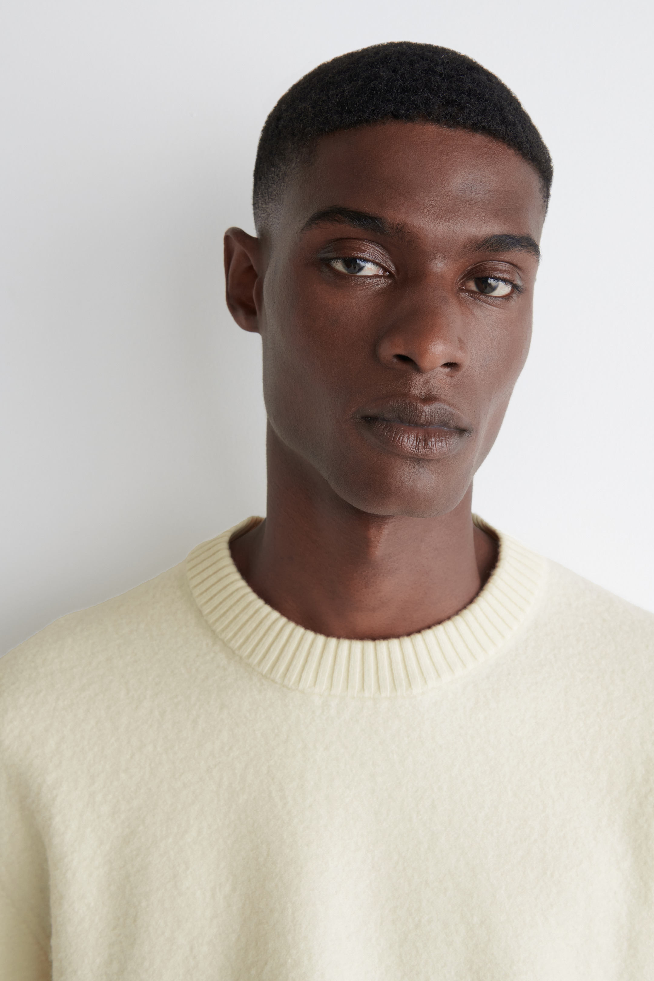 Grösseres Bild ansehen: RUNDHALSPULLOVER AUS KOCHWOLLE - ECRU - HERREN | H&M CH 3