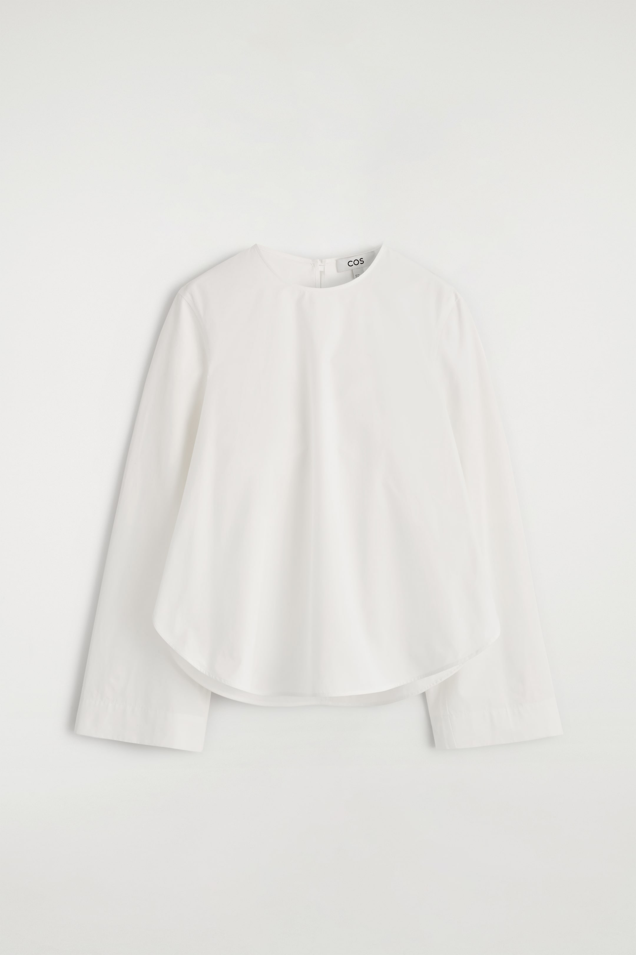 Grösseres Bild ansehen: BAUMWOLLBLUSE MIT ABGERUNDETEM SAUM - WEISS - DAMEN | H&M CH 6