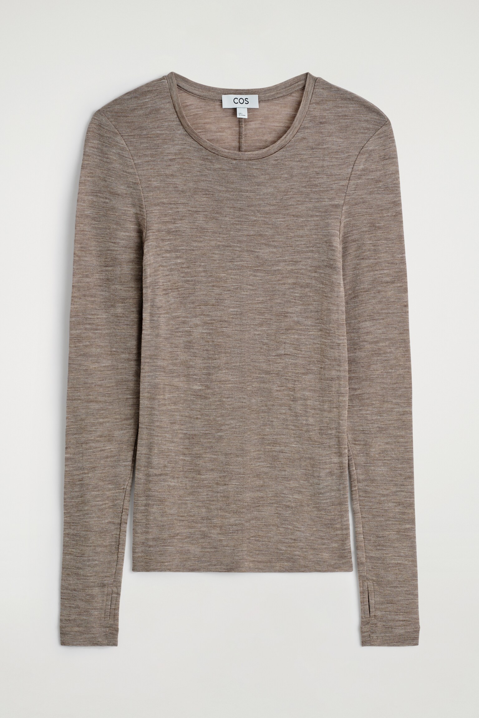 HAUT SLIM EN LAINE MÉRINOS - TAUPE CHINÉ/BLEU MARINE/GRIS ANTHRACITE CHINÉ/ROUGE/GRIS / MOUCHETÉ/CAMEL CHINÉ/BRUN FONCÉ CHINÉ - 2