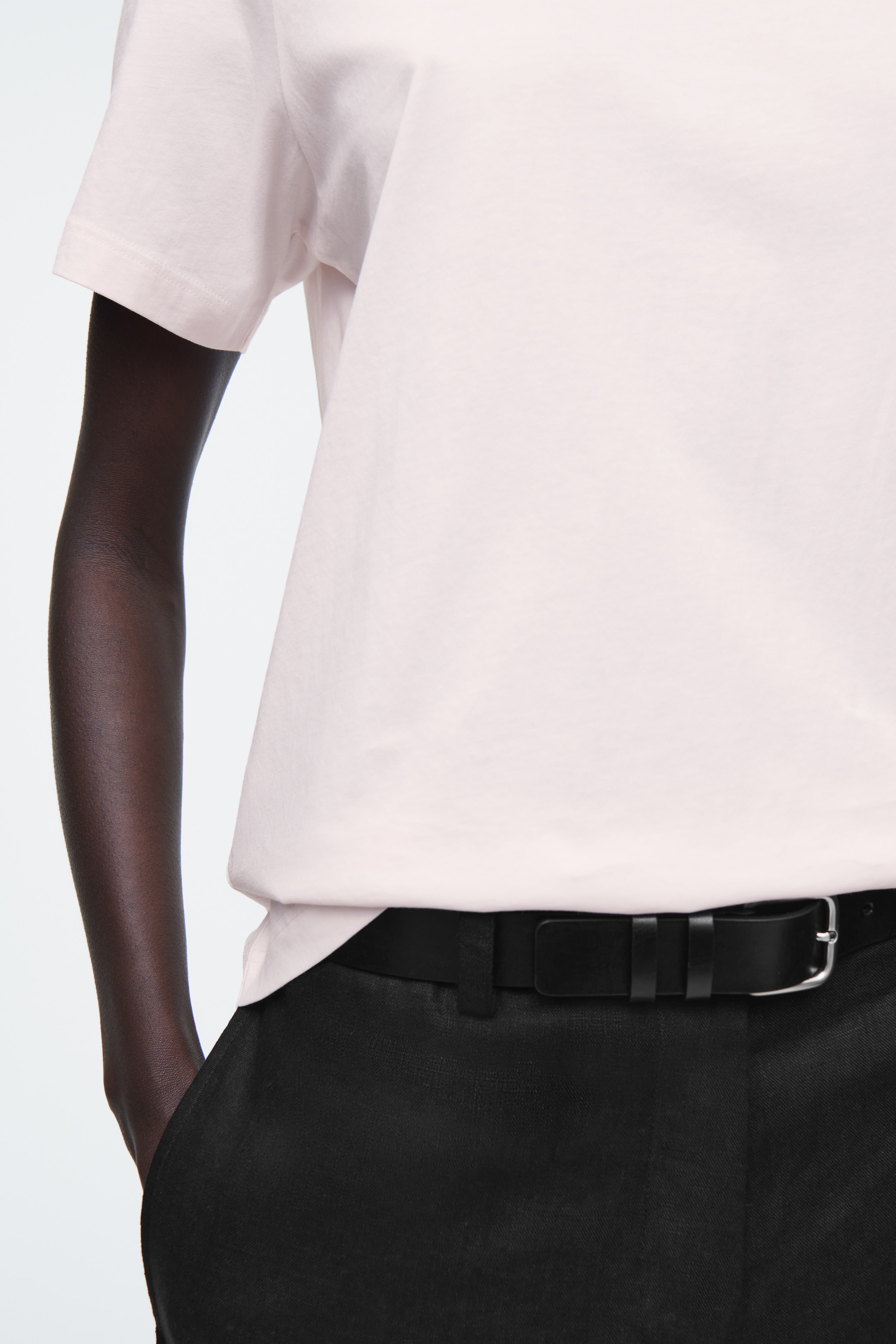 Agrandir l'image: T-SHIRT À COL ROND EN COTON - ROSE CLAIR - FEMME | H&M CH 4