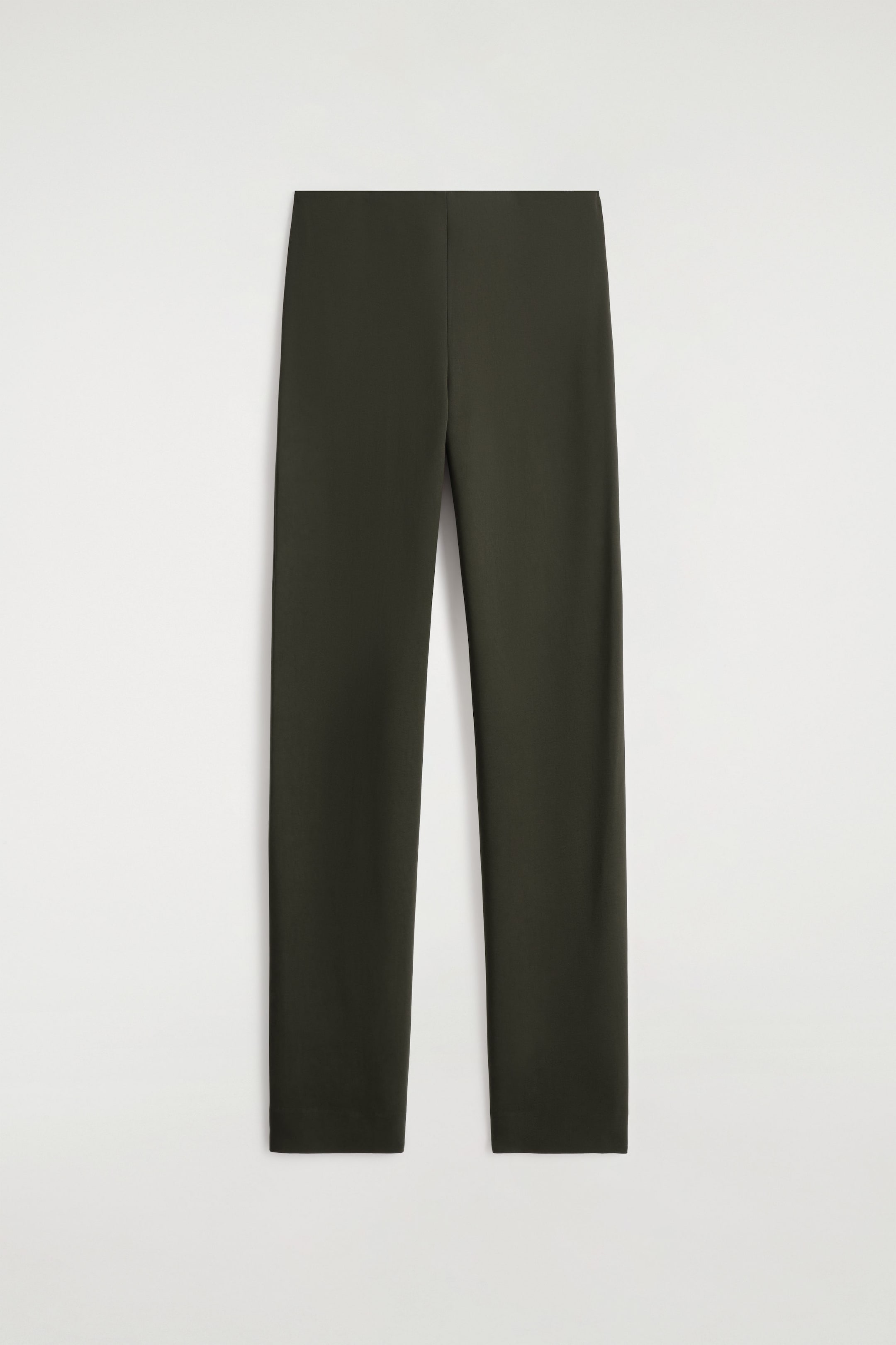ELASTICATED SLIM-LEG PANTS