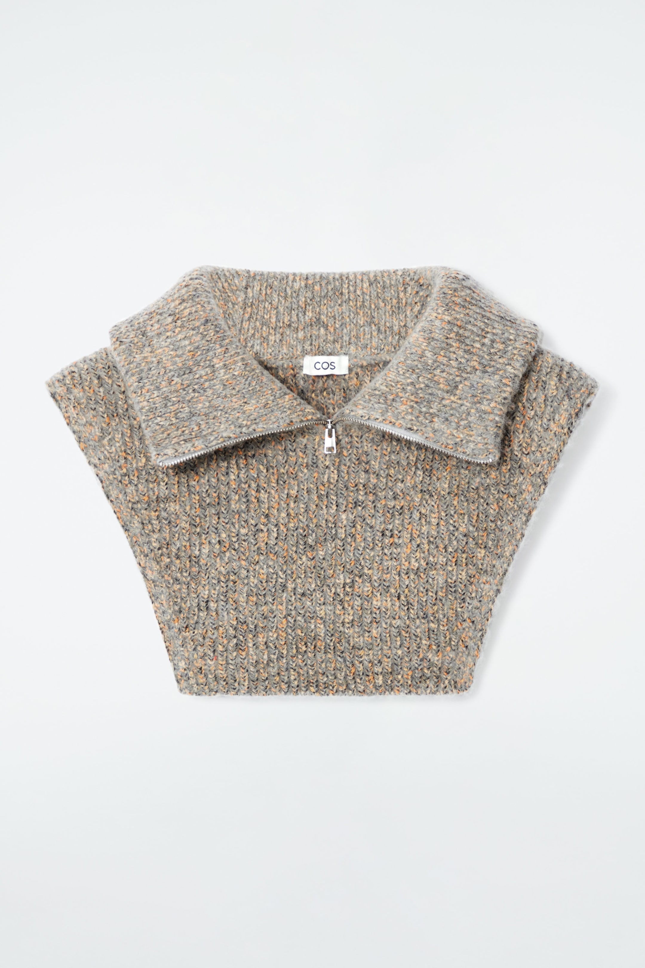 MÉLANGE WOOL-BLEND COLLAR