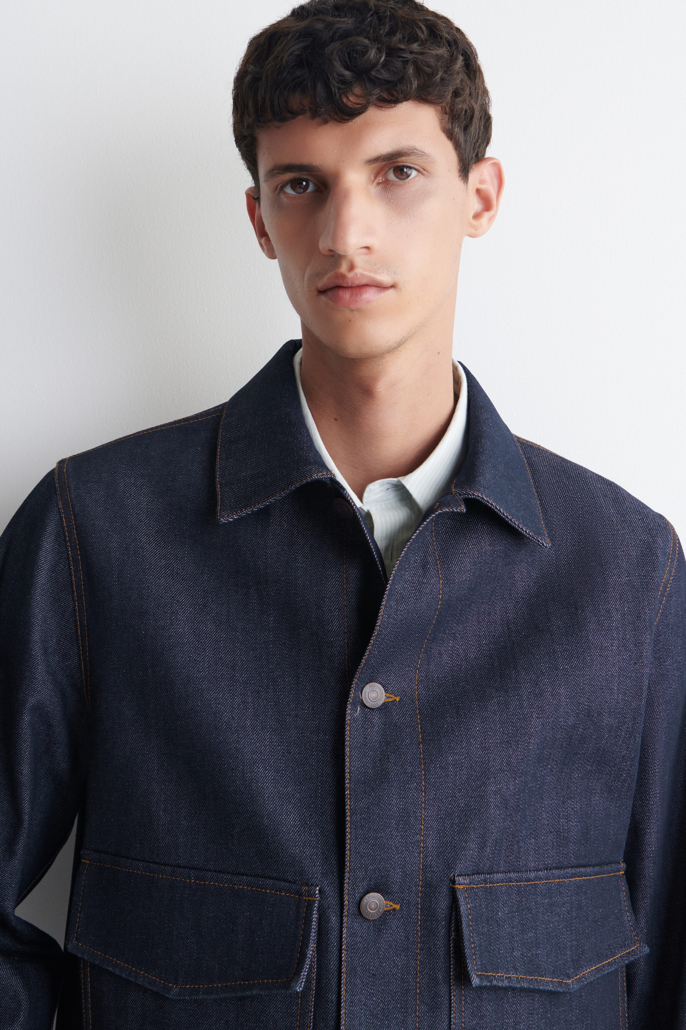 RAW SELVEDGE DENIM JACKET - thumbnail 5