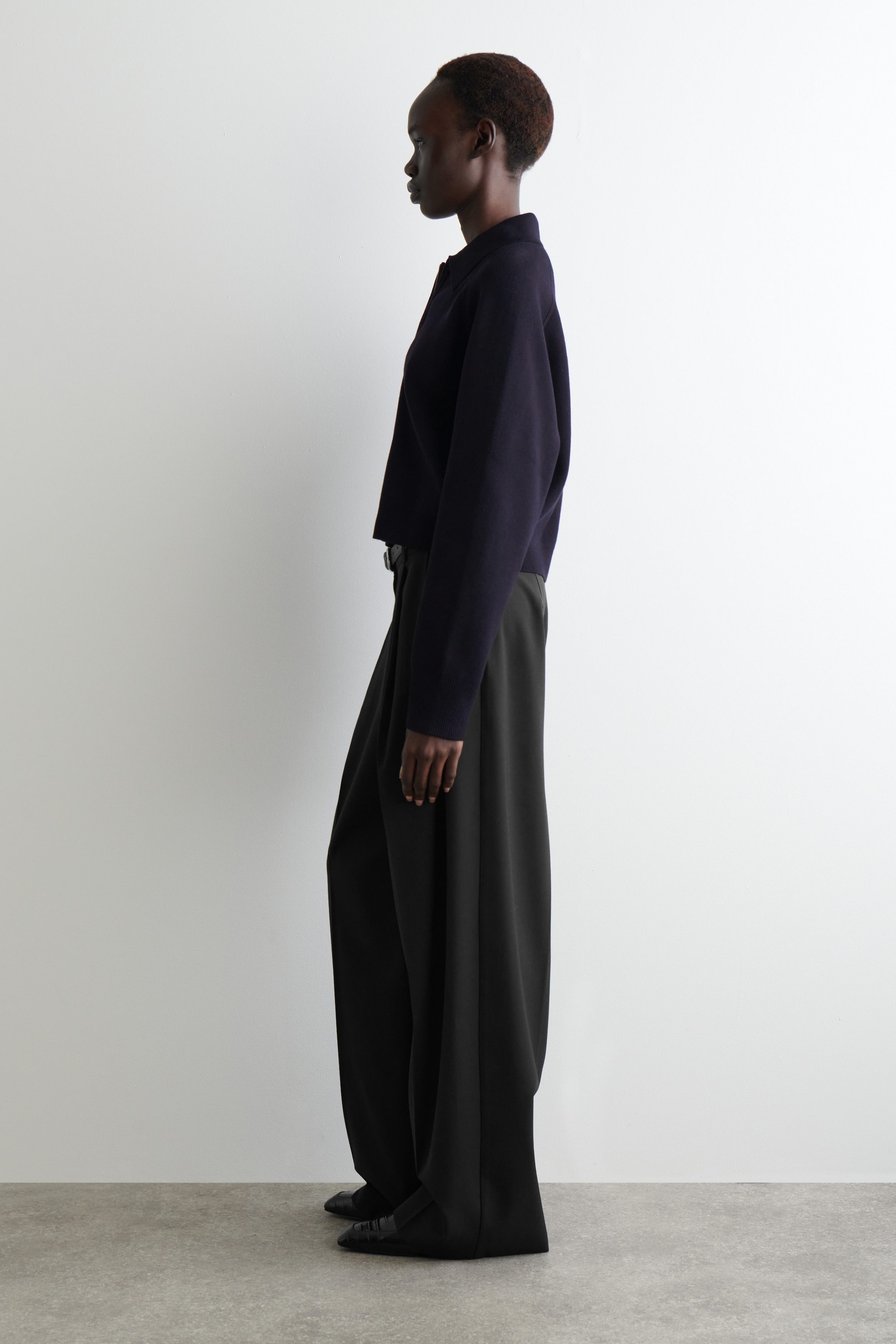 DOUBLE-FACED KNITTED JACKET