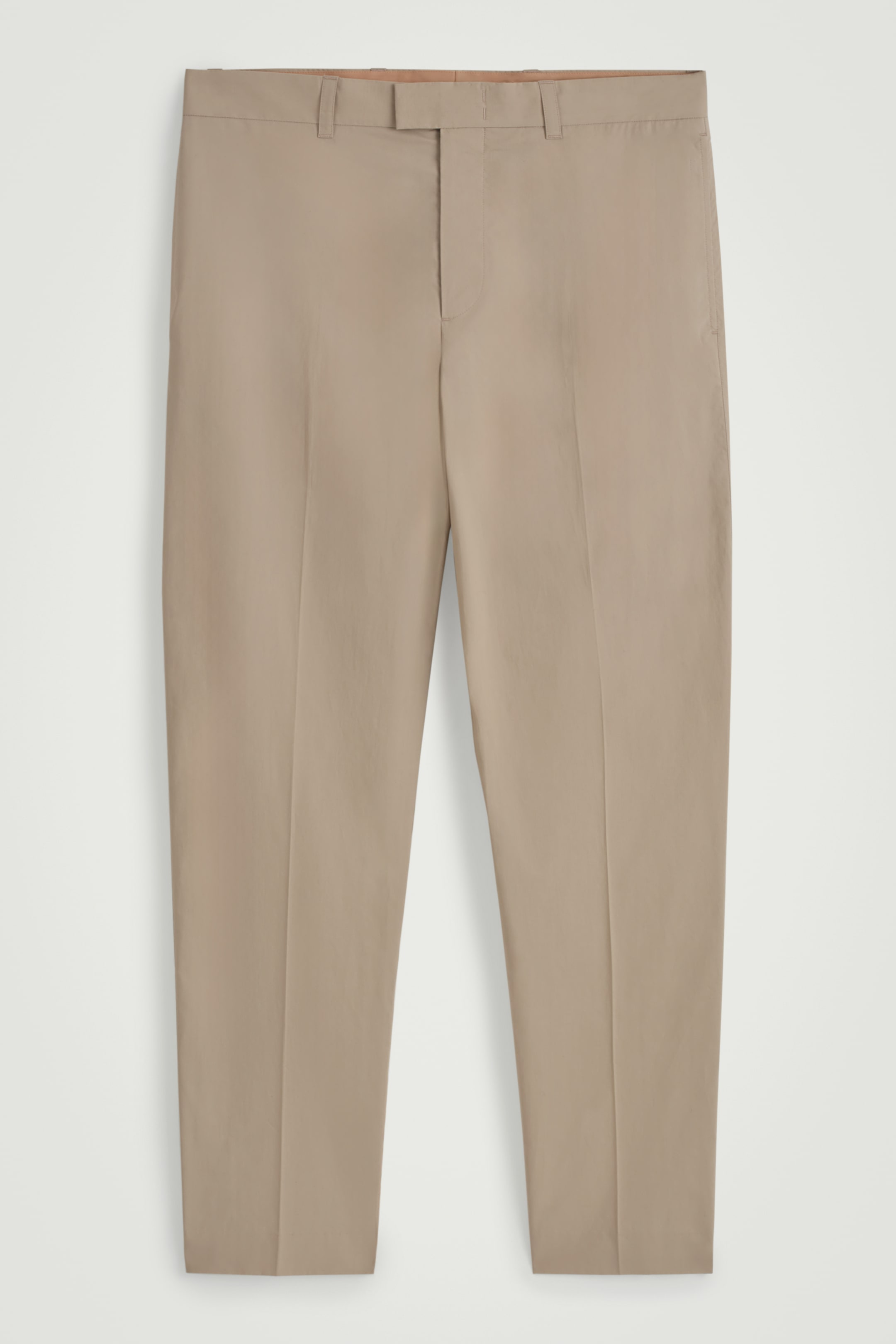 View larger image: COTTON STRAIGHT-LEG TROUSERS - BEIGE - Men | H&M GB 5