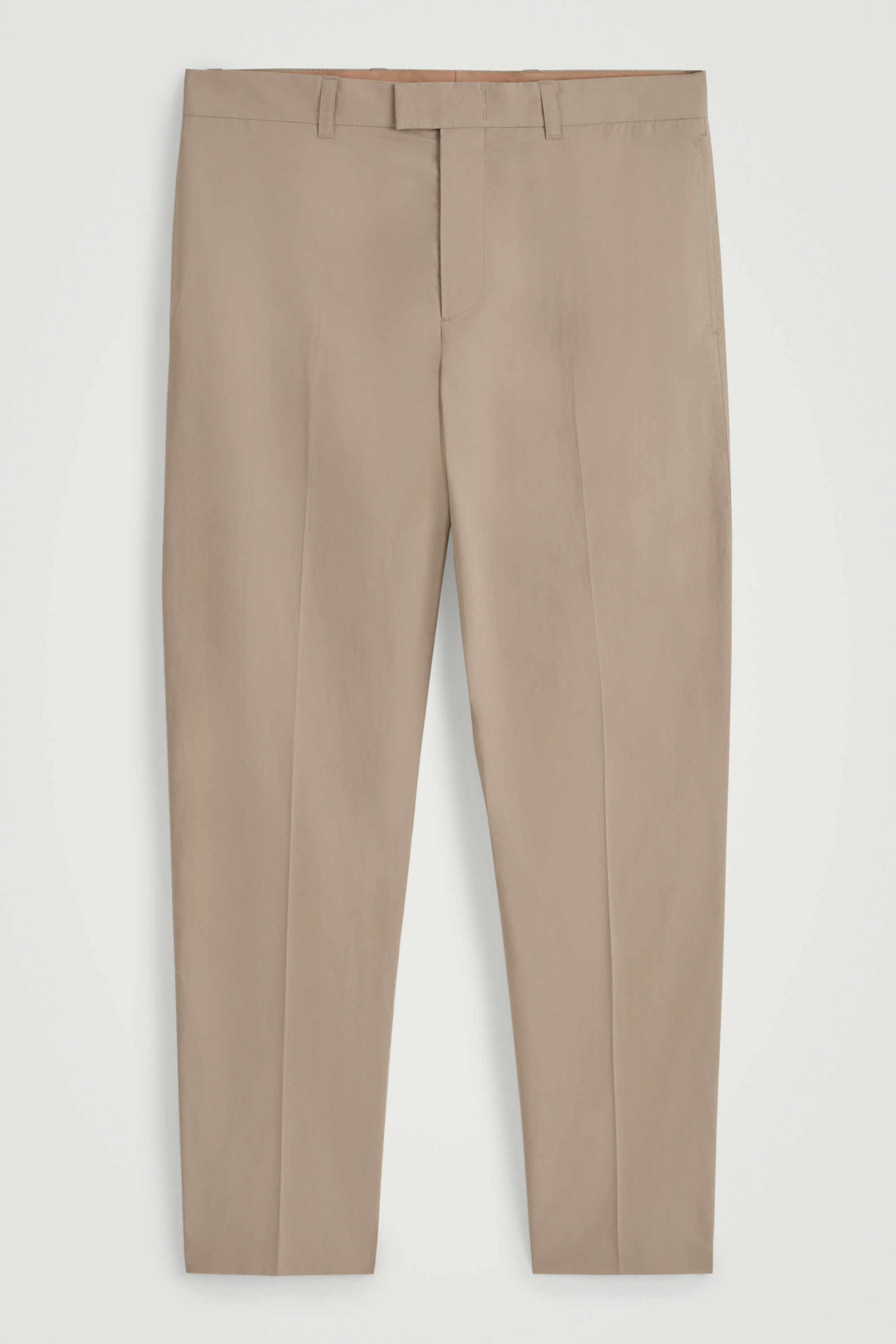 定価5万円 LOWNN STRAIGHT TROUSERS Lownn — Black Wool Twill Straight Pants