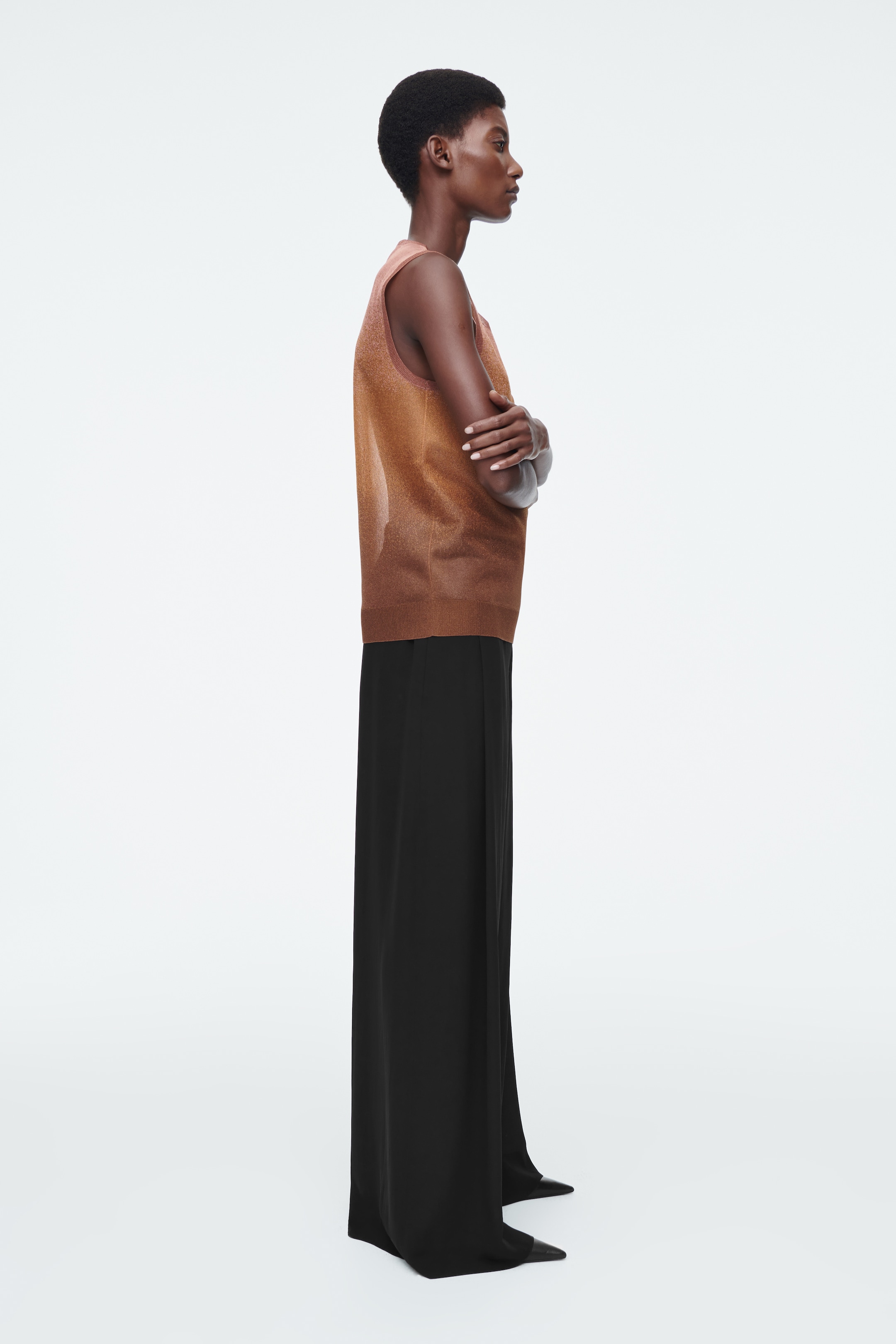 Grösseres Bild ansehen: FEINSTRICK-TANKTOP MIT FARBVERLAUF - BRAUN - DAMEN | H&M CH 5