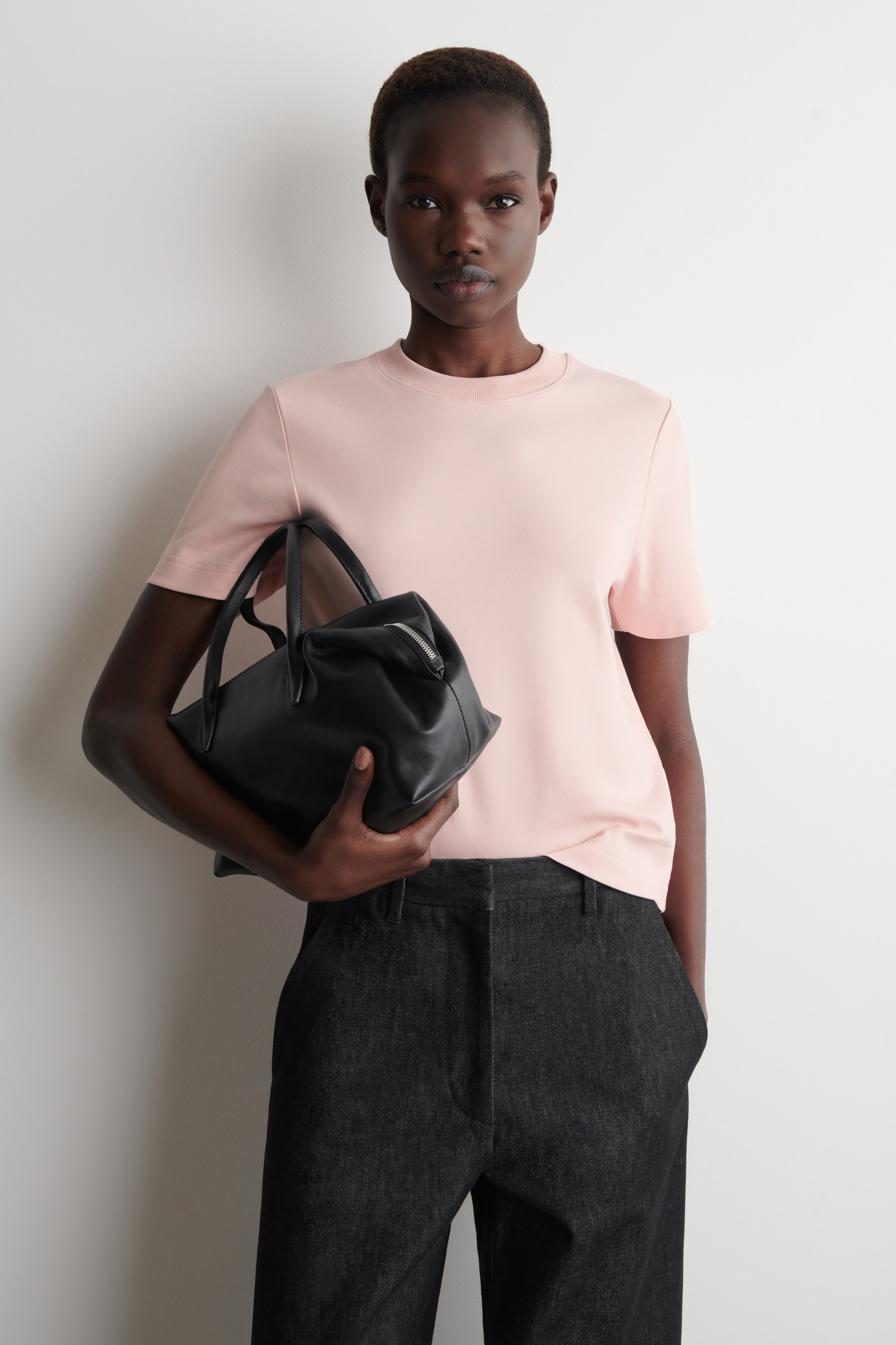 CLEAN CUT T-SHIRT - PINK | COS US