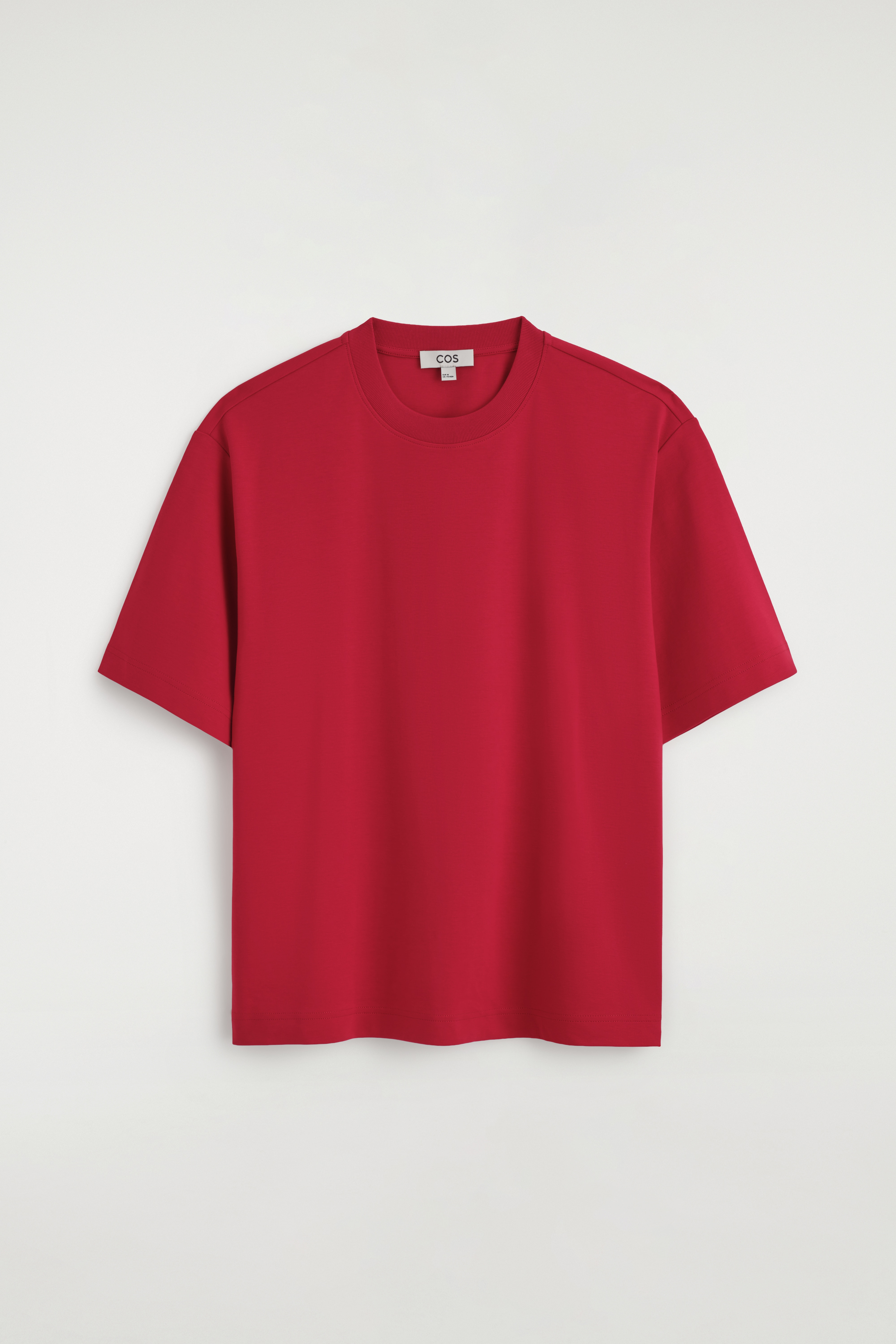 T-SHIRT OVERSIZE - CZERWONY/CZARNY/BIAŁY
