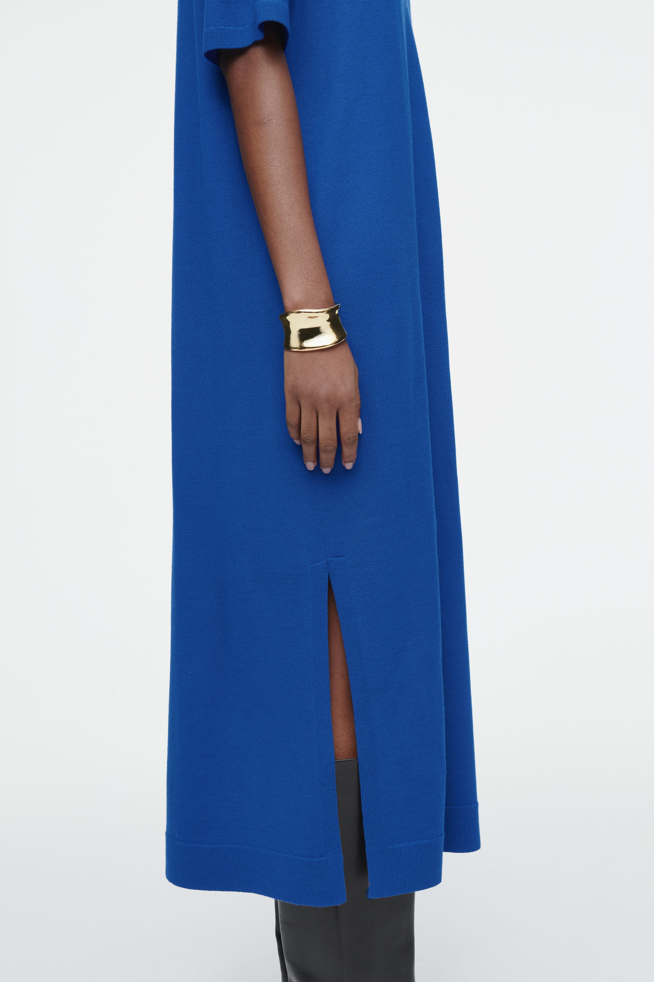 MERINO WOOL POLO DRESS