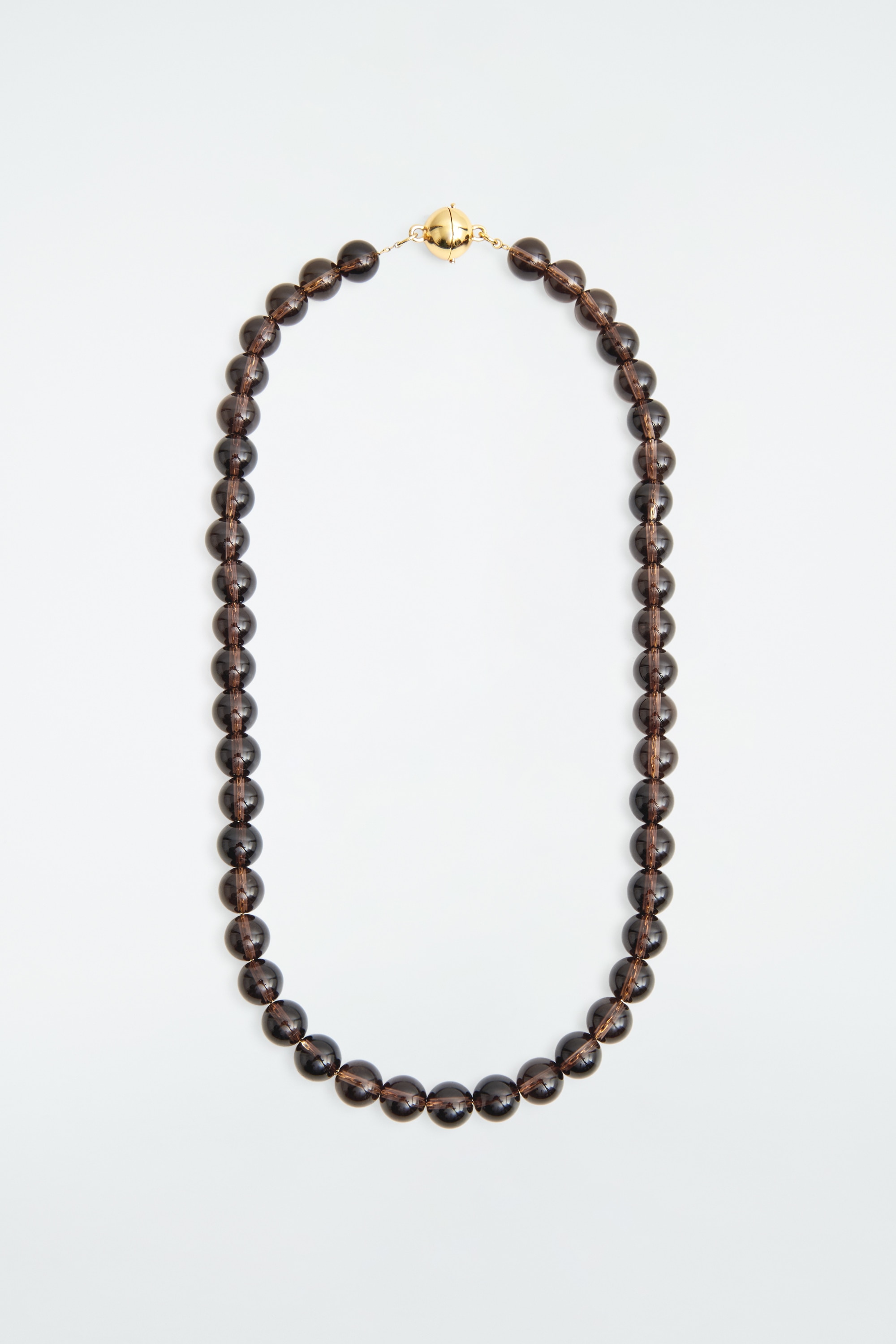 GYÖNGYÖS KVARC NYAKLÁNC - BARNA