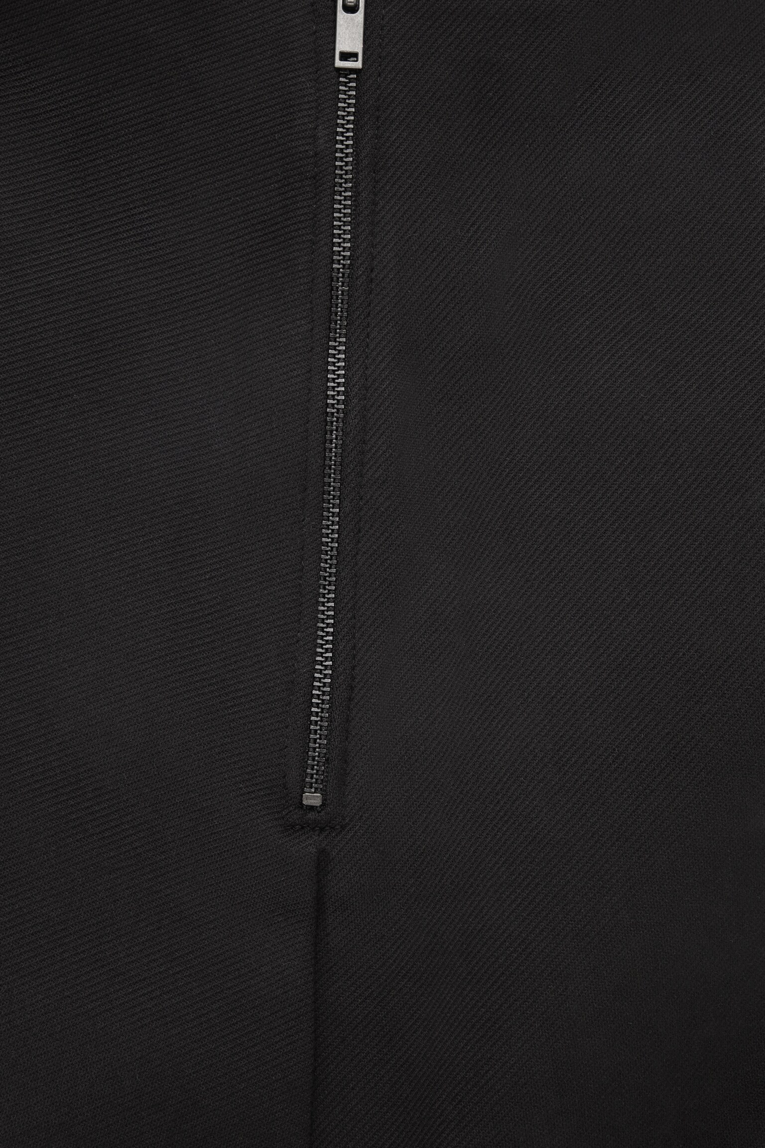 TWILL MINI SKIRT - BLACK/NAVY - 2