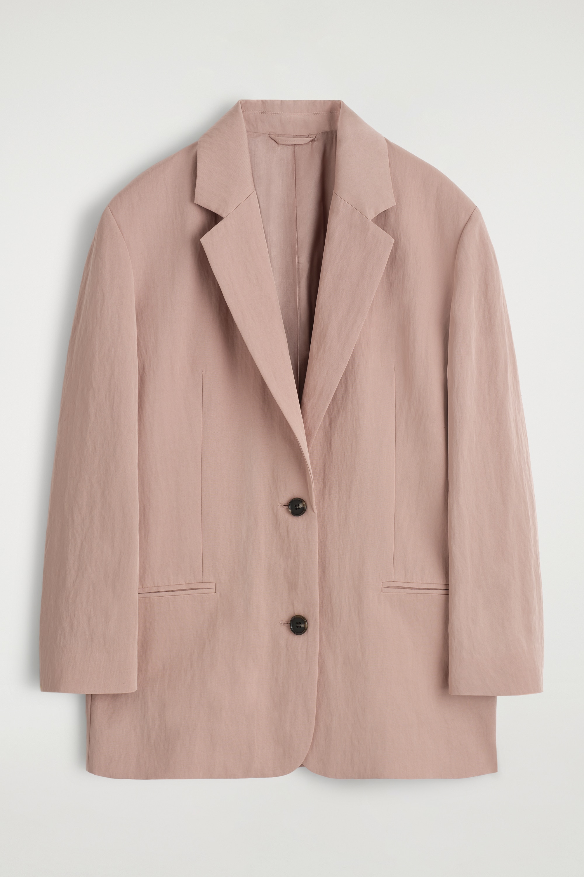 OVERSIZED FLUID BLAZER - LIGHT PINK