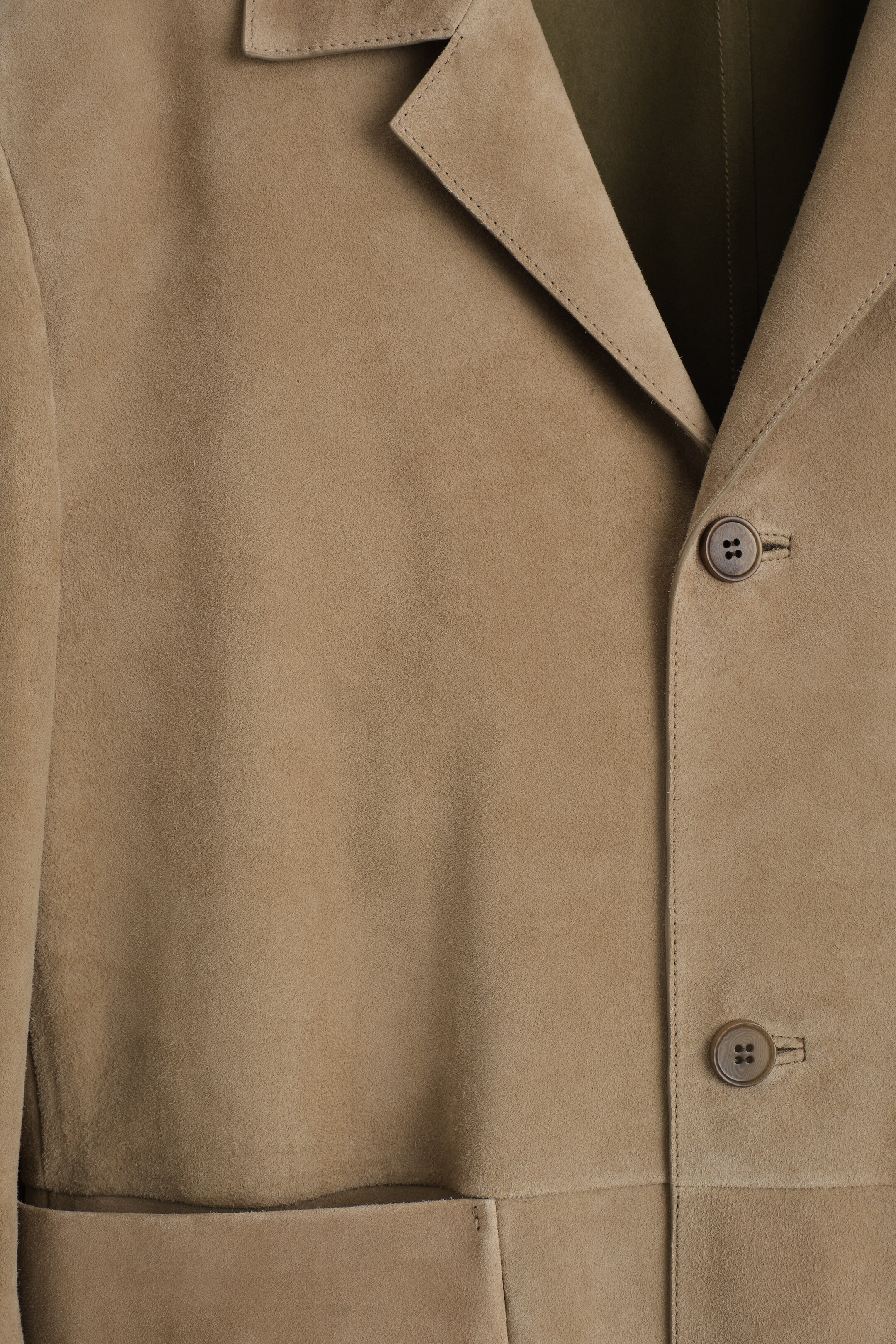 Grotere afbeelding bekijken: Relaxed suède jas - buinbeige - HEREN | H&M BE 7