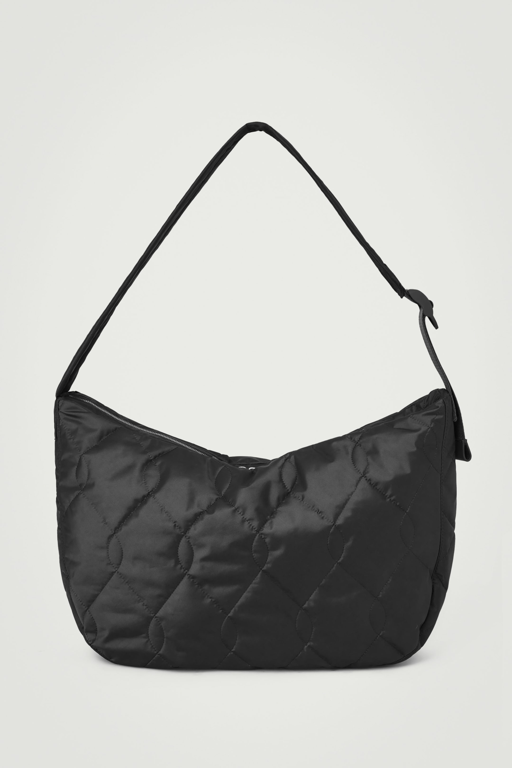 QUILTED CROSSBODY MESSENGER BAG NYLON