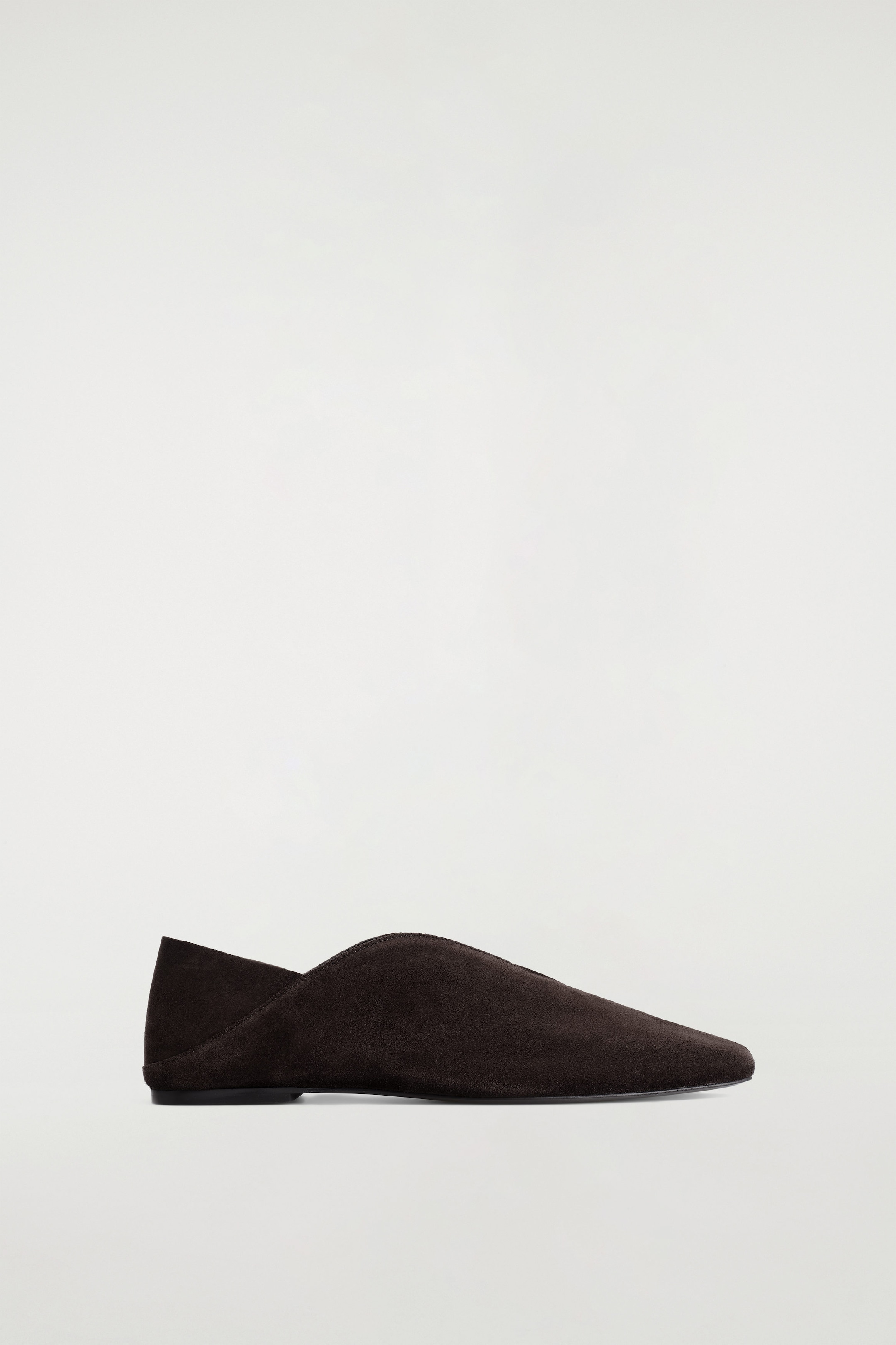 SQUARE-TOE LEATHER MULES