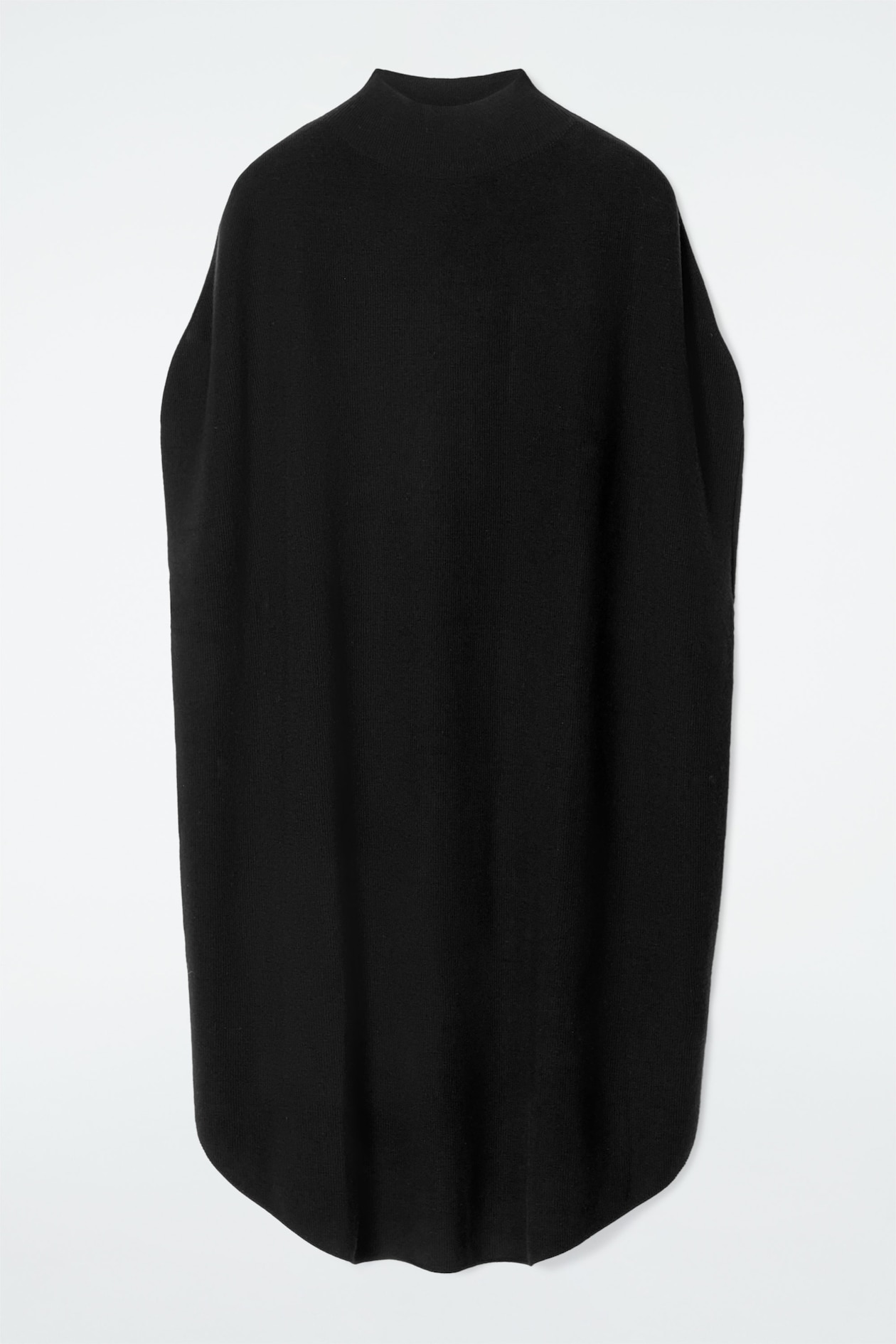 ROBE COCOON EN LAINE - NOIR | COS FR