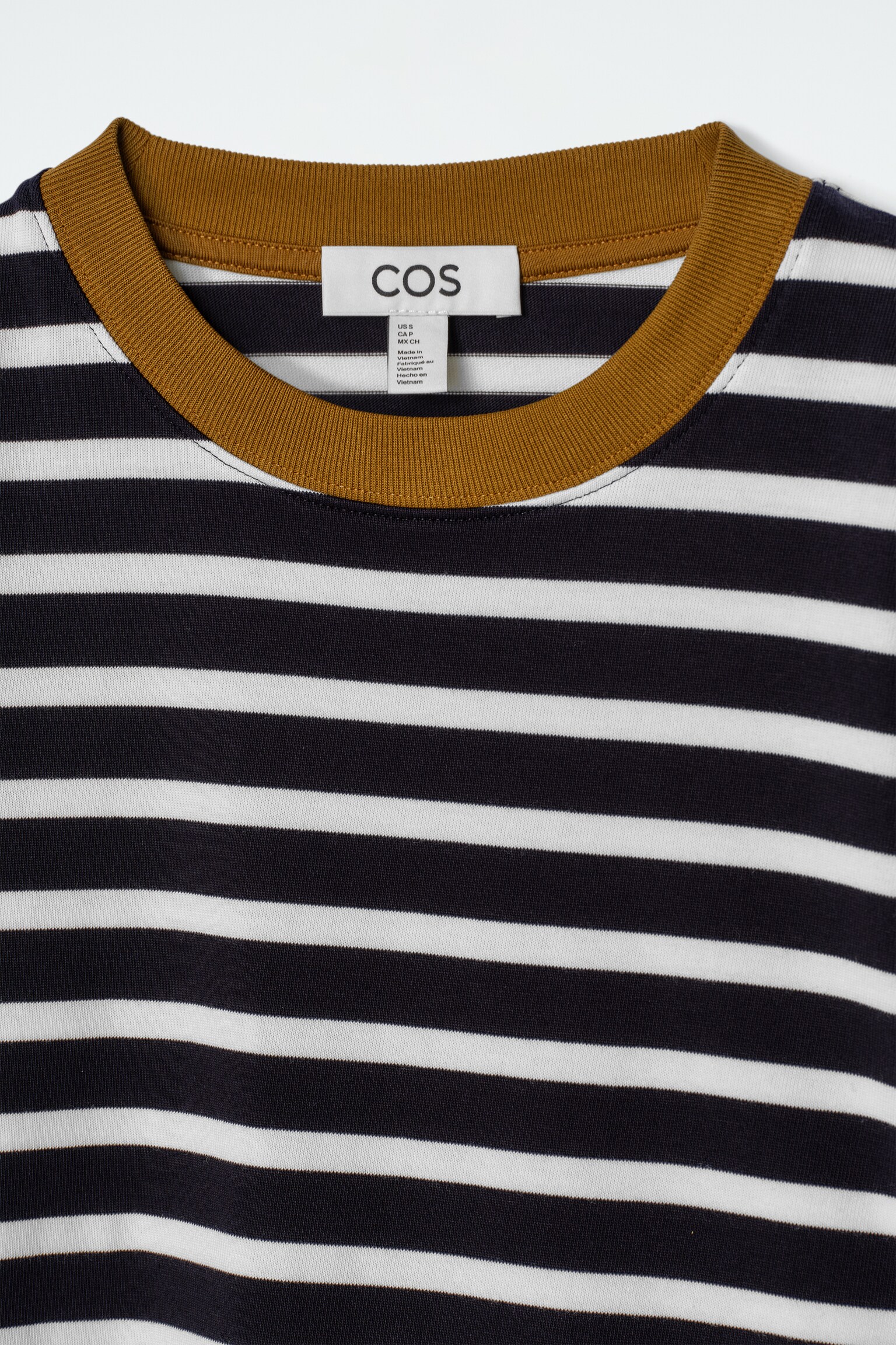 CLEAN CUT REGULAR LONG-SLEEVED T-SHIRT - ECRU / NAVY / BROWN / STRIPED/white/GREEN MÉLANGE/LIGHT GREEN/NAVY / STRIPED/BRIGHT RED/BROWN / STRIPED/BLACK/OLIVE-GREEN MÉLANGE/WHITE / BROWN/DARK PURPLE/BRIGHT GREEN/ORANGE/DUSTY PINK/BEIGE / UNDYED/BEIGE / STRIPED/GREY / STRIPED/LIGHT BLUE - 4